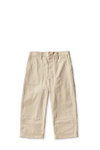 Organic Cropped Work Pants