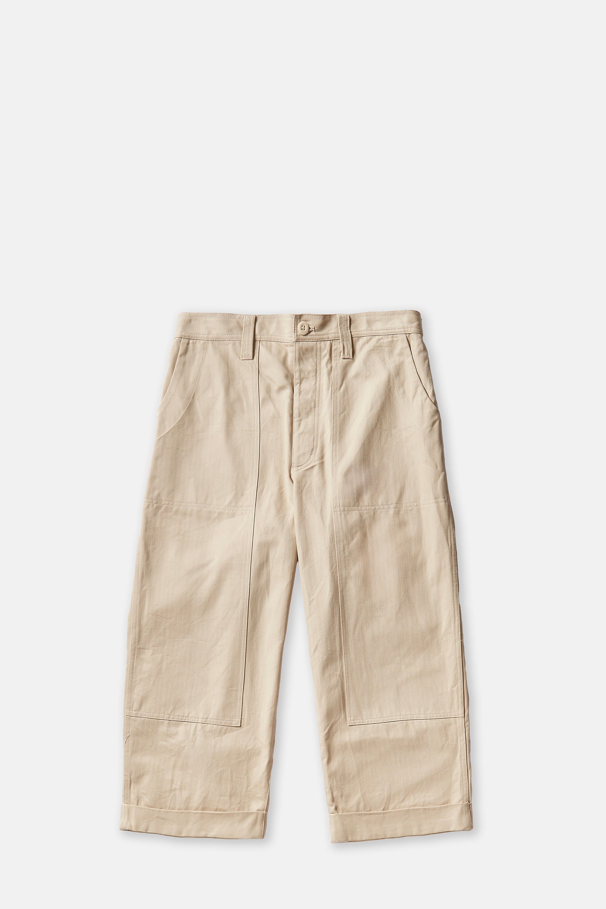 Organic Cropped Work Pants