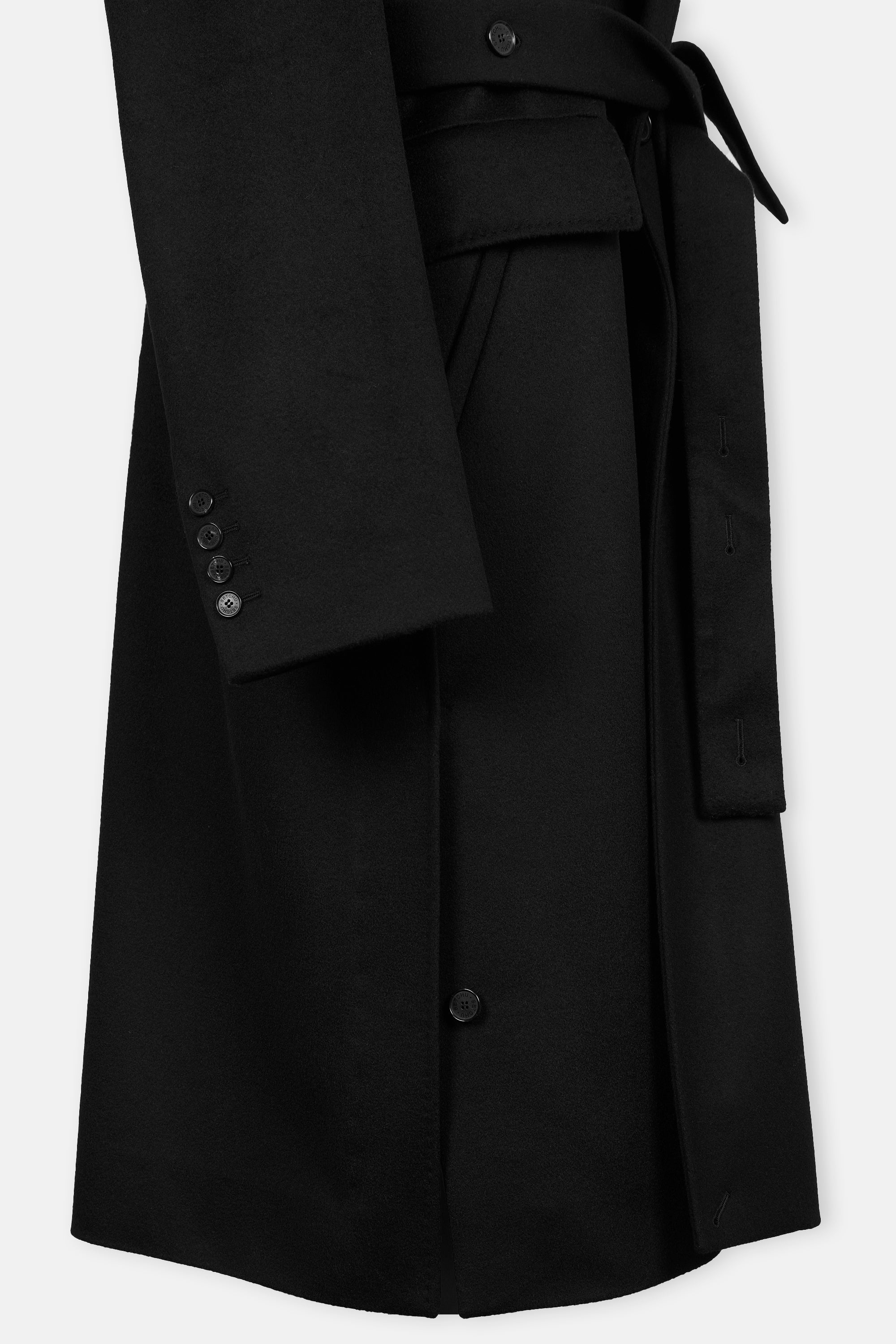 Black Travel Coat