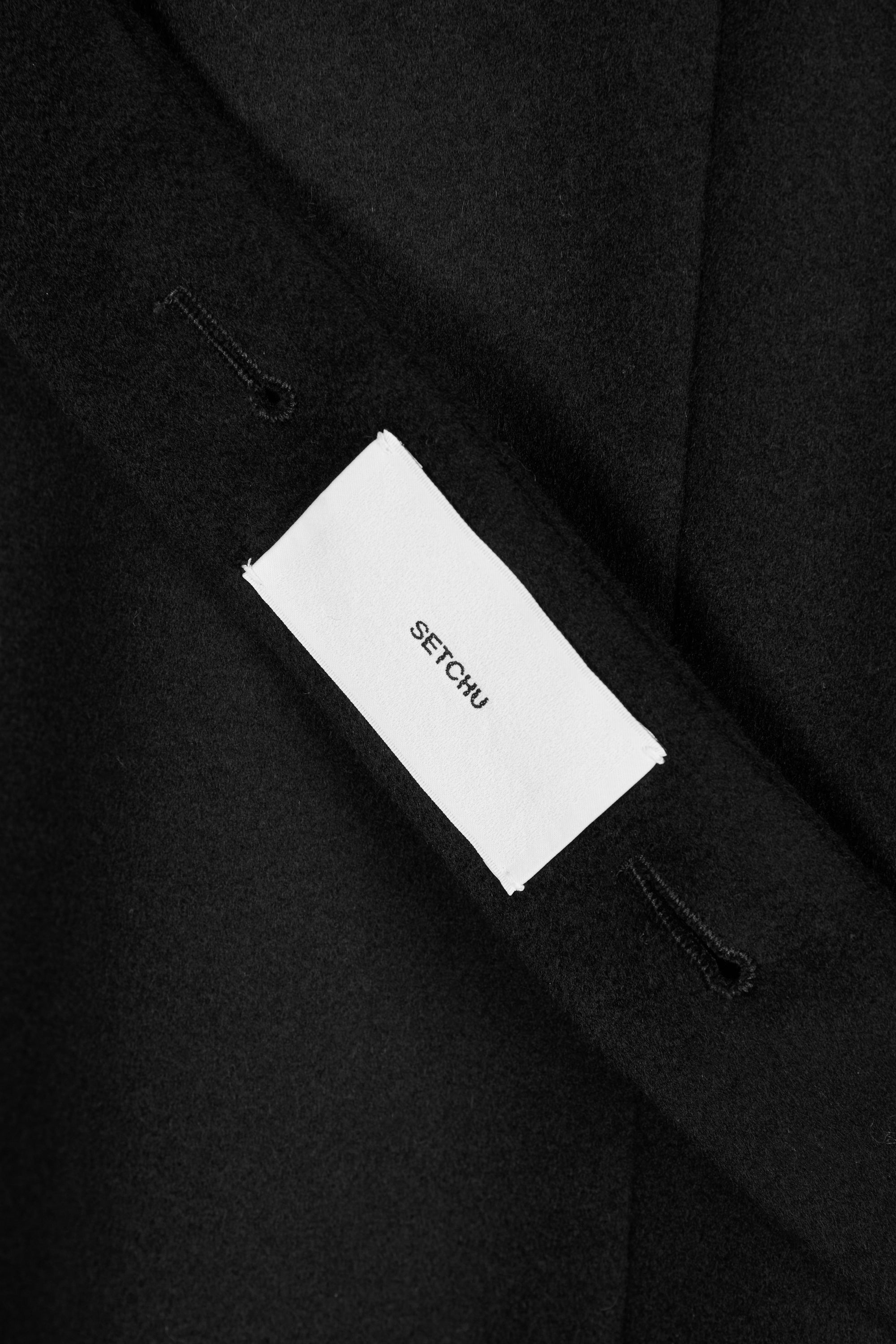 Black Travel Coat