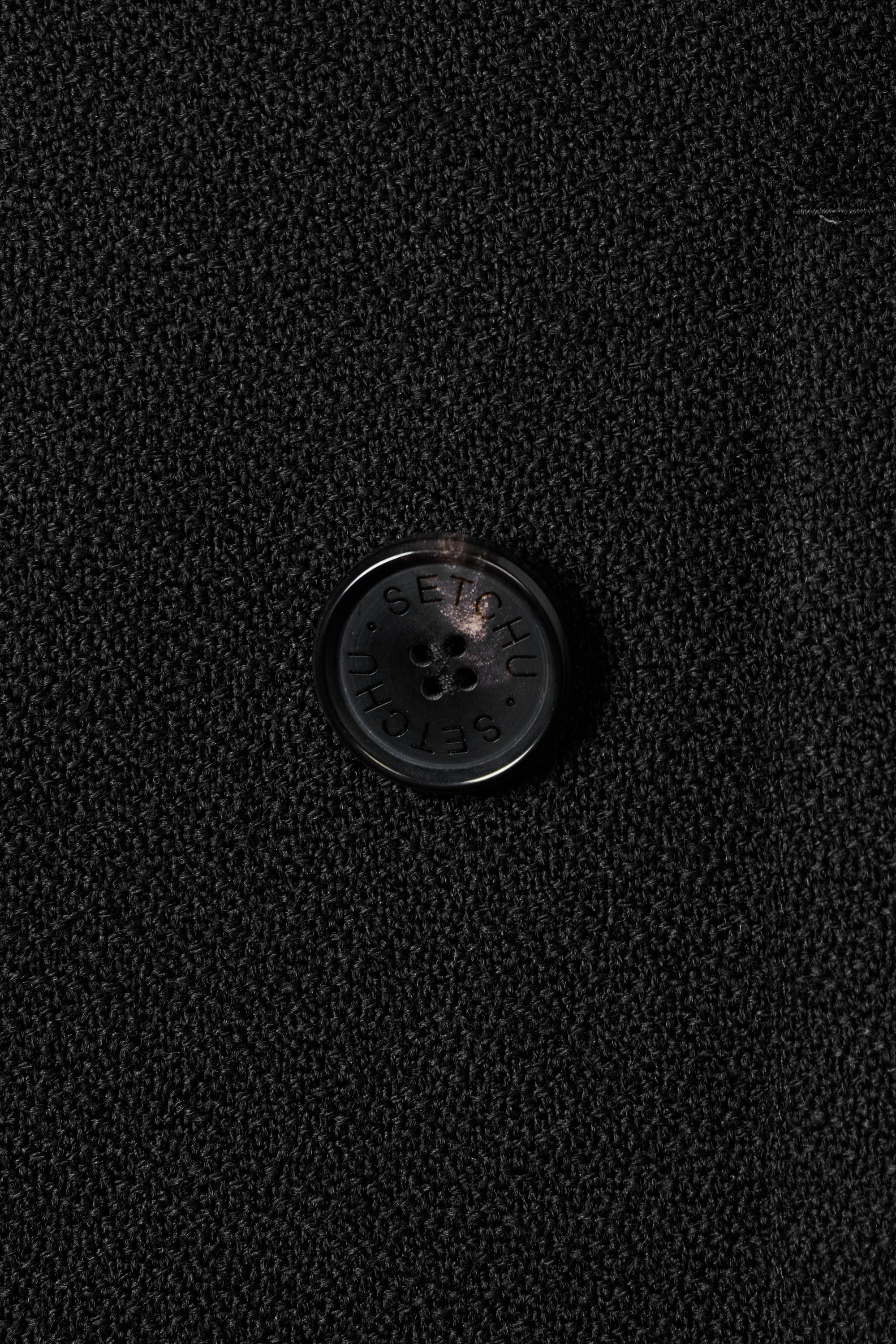 Black Origami Jacket No Lapel