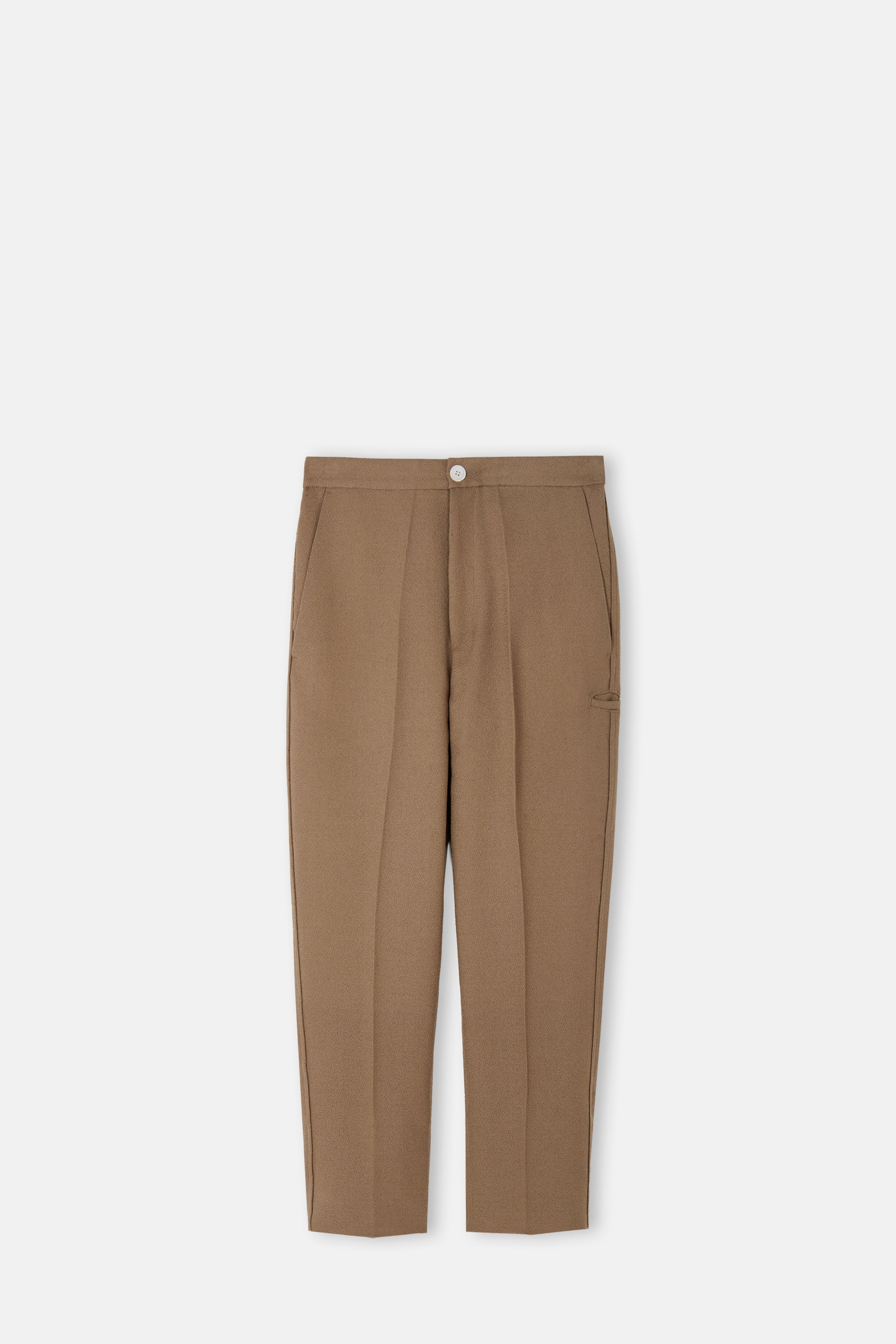 Beige Origami Pants