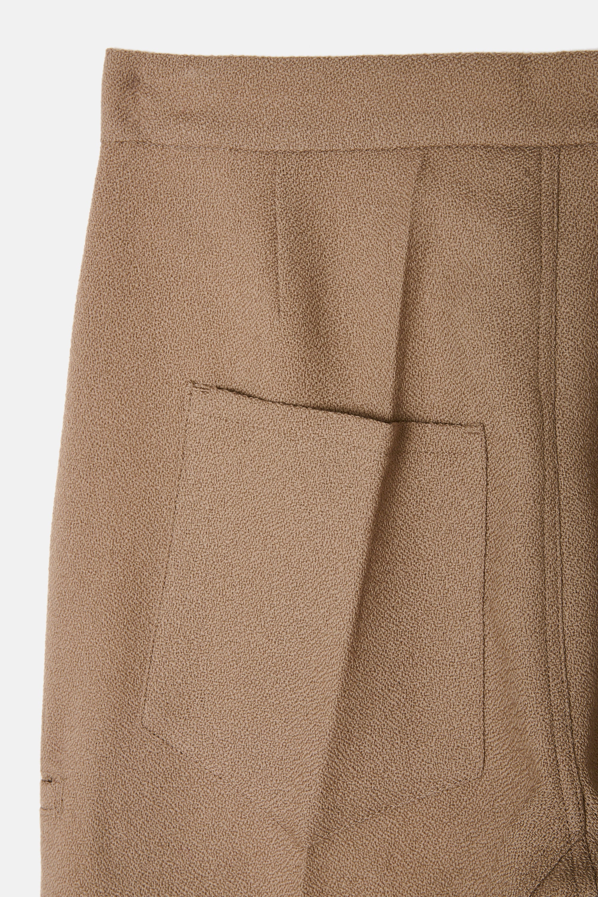 Beige Origami Pants
