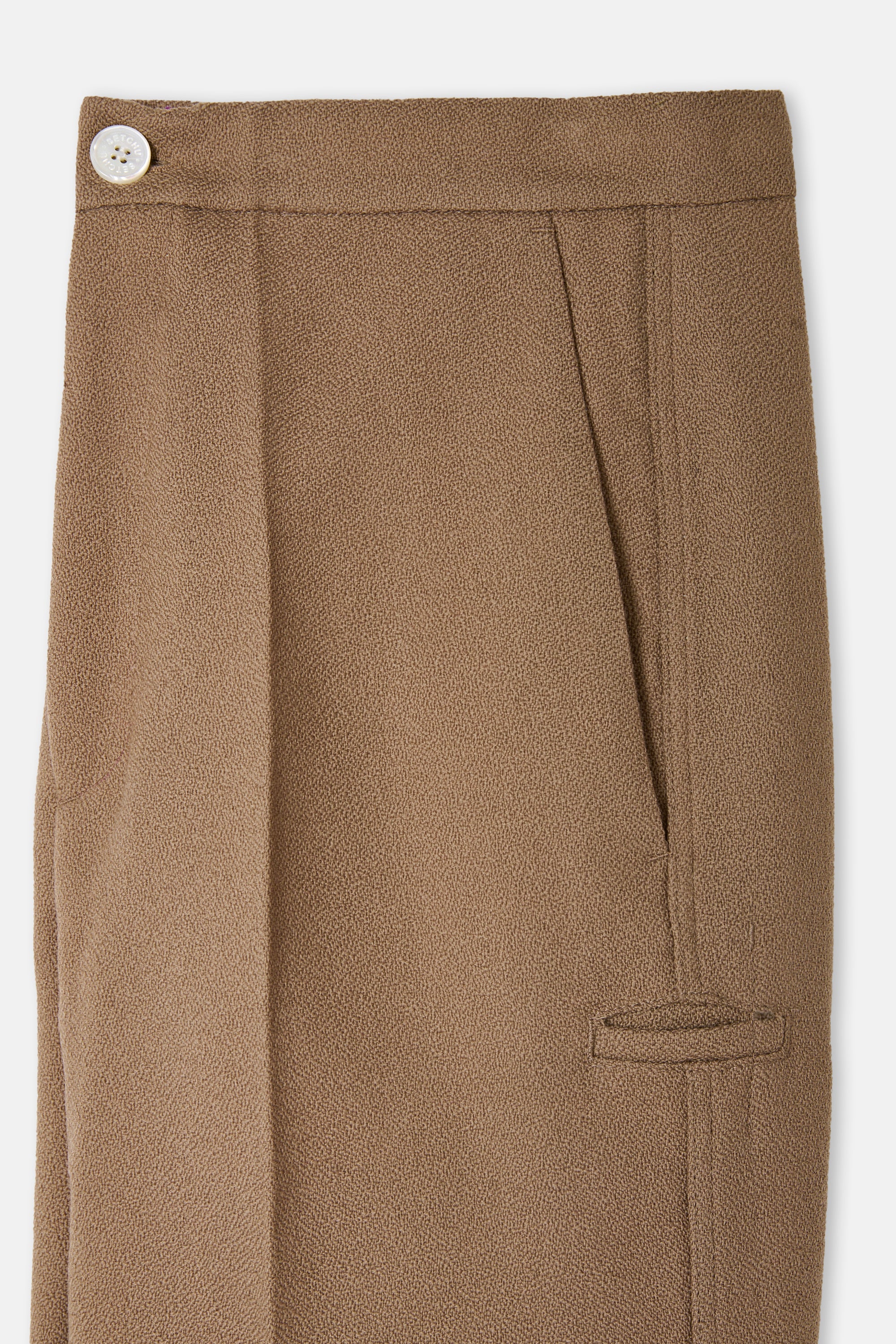 Beige Origami Pants