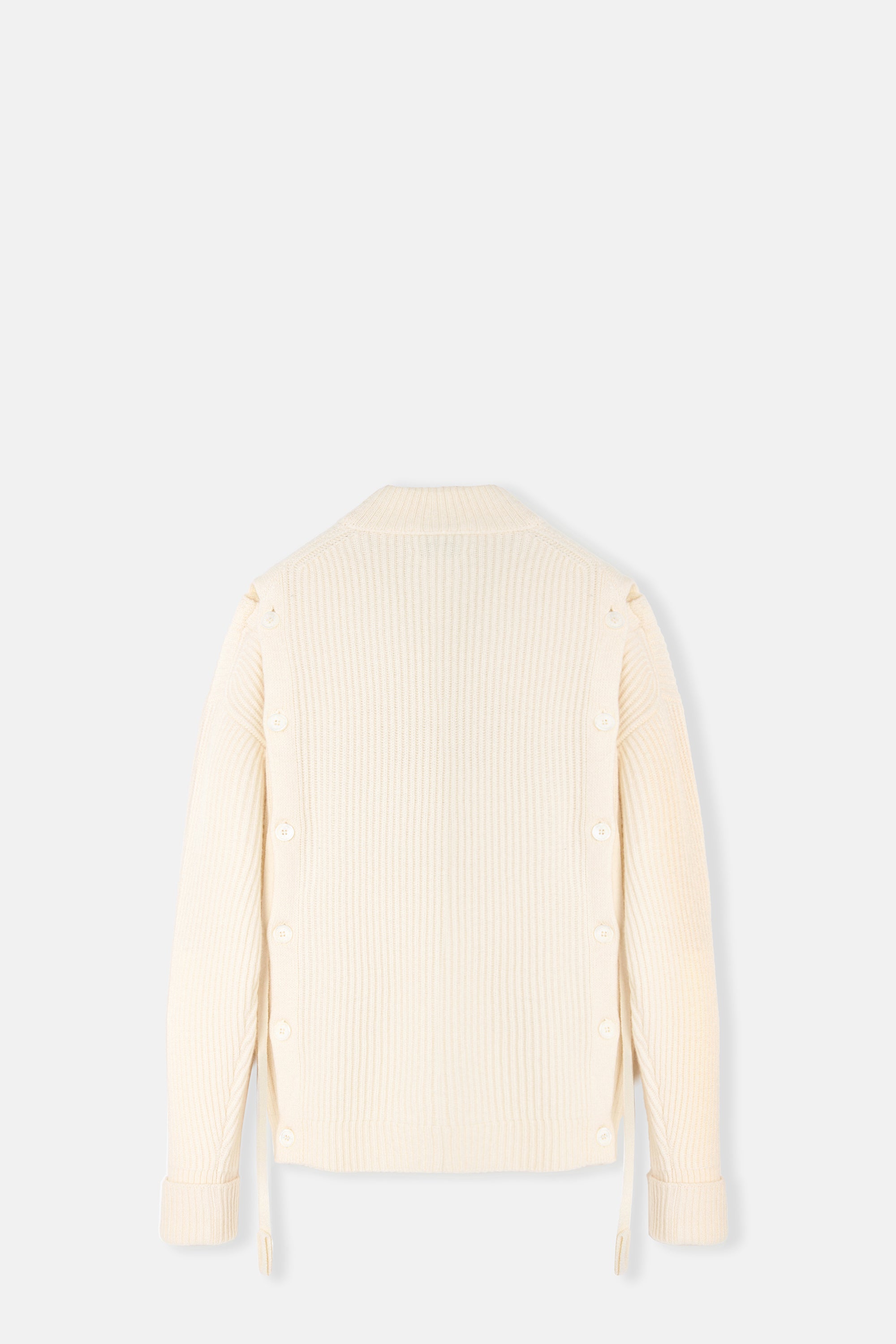 White Button Jumper