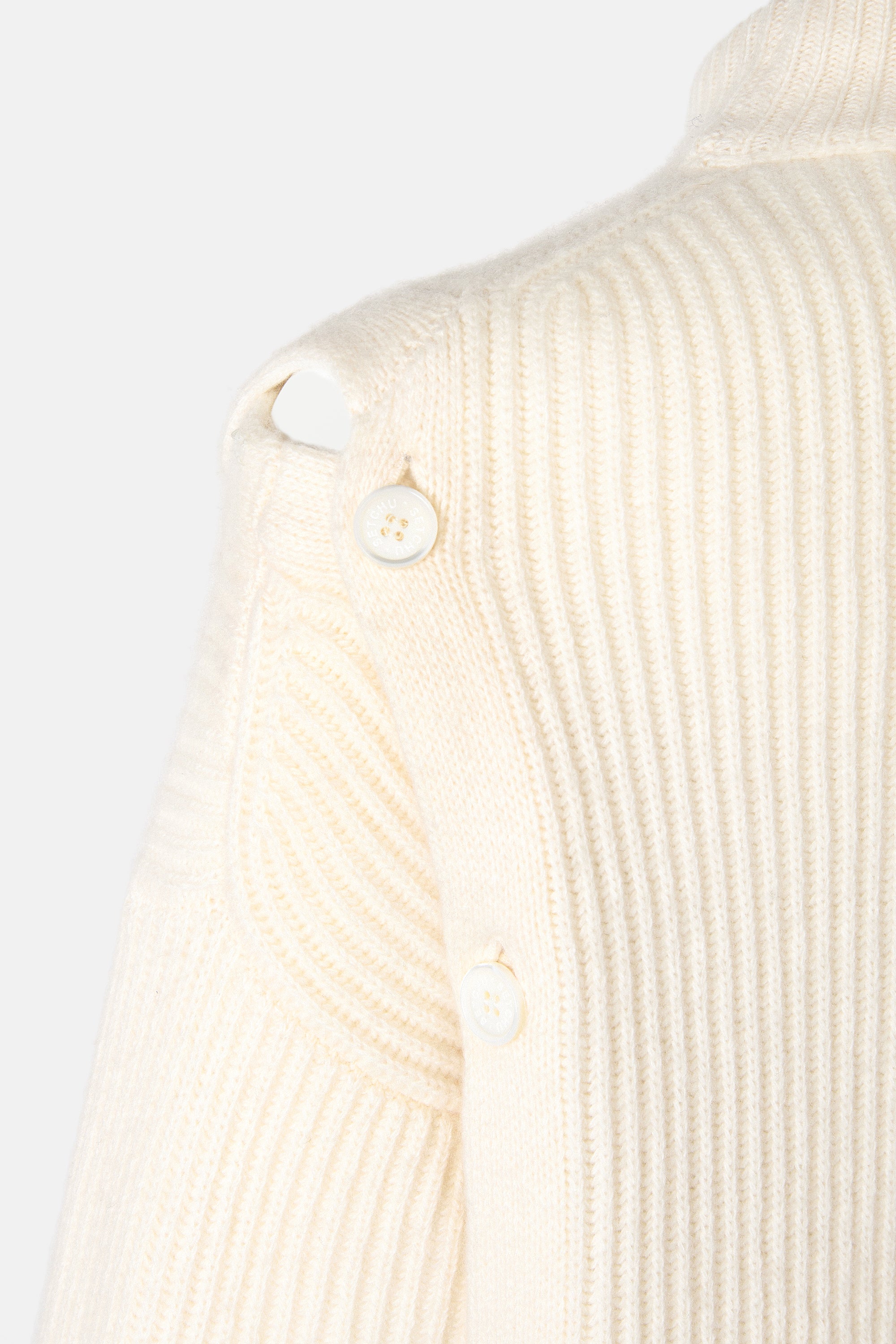 White Button Jumper