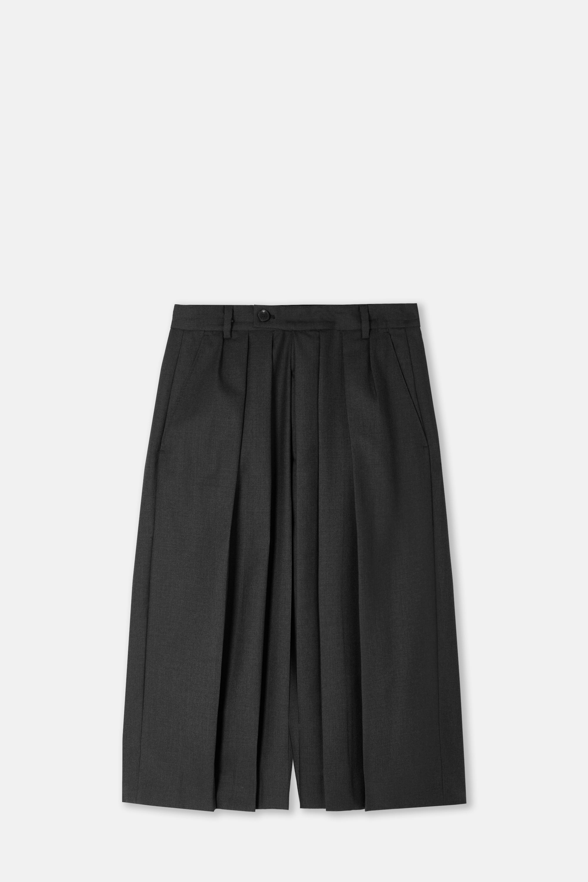 Grey Gabardine Medium Hakama Pants