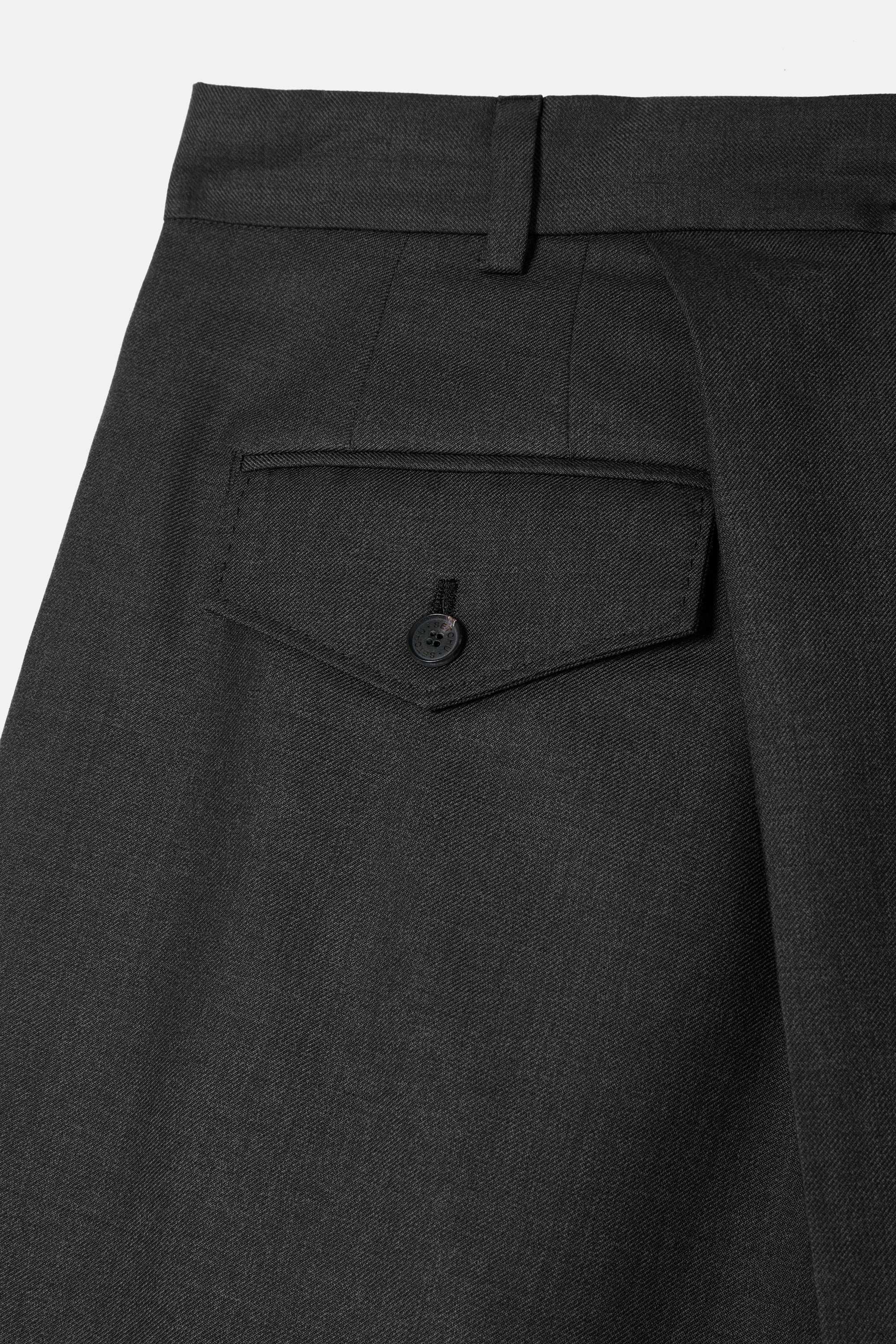 Grey Gabardine Medium Hakama Pants