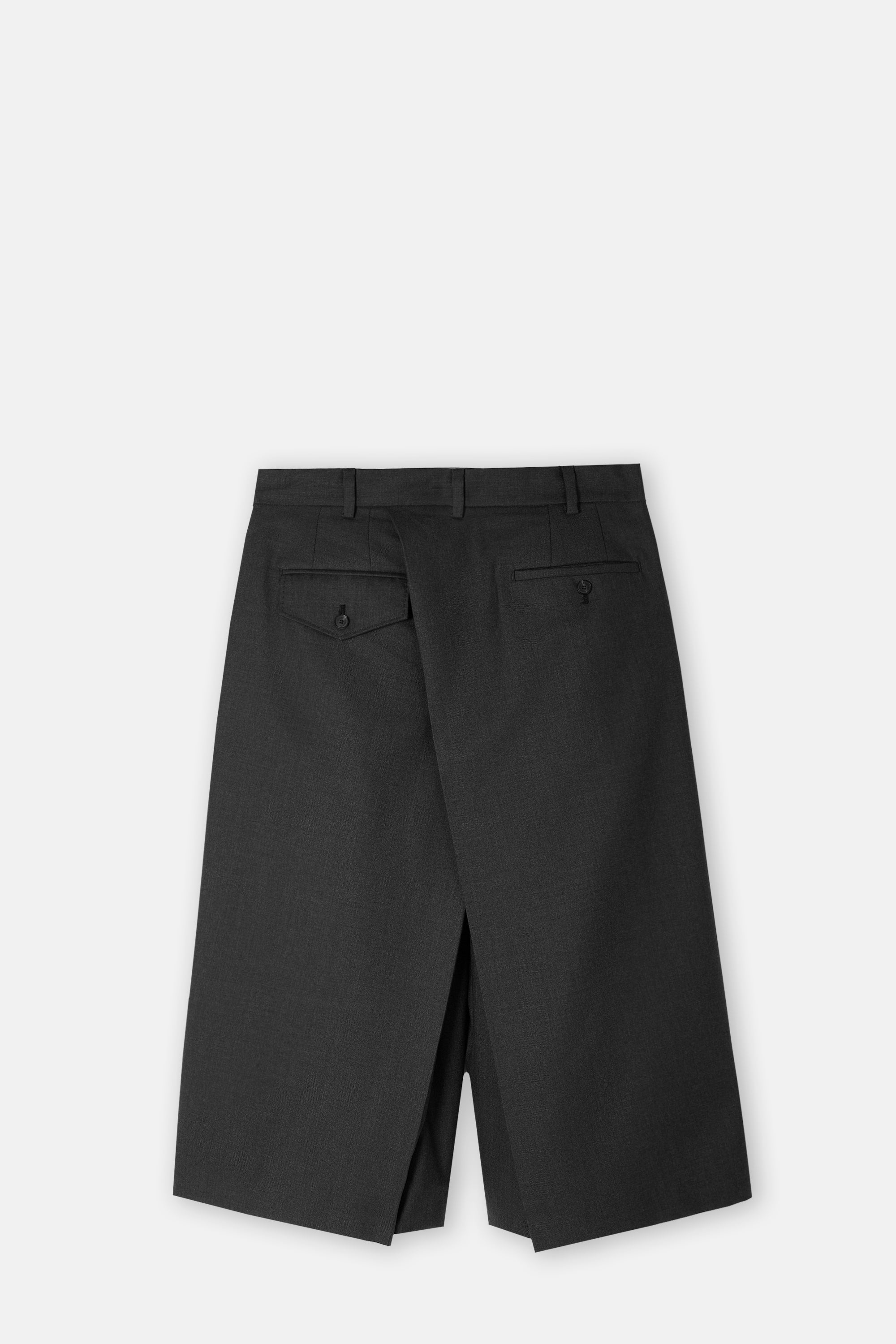 Grey Gabardine Medium Hakama Pants