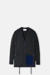 Gray Button Cardigan