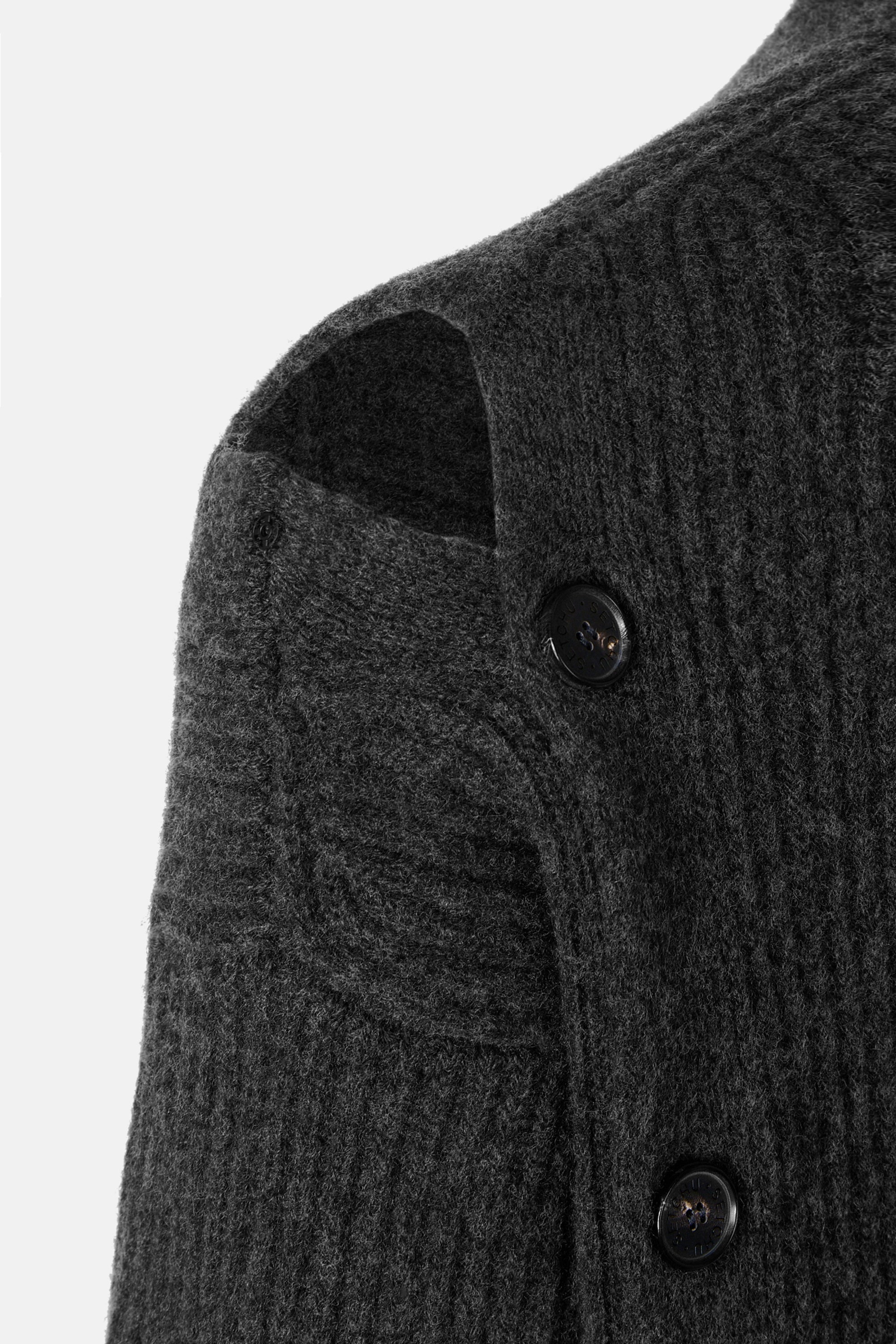 Gray Button Cardigan