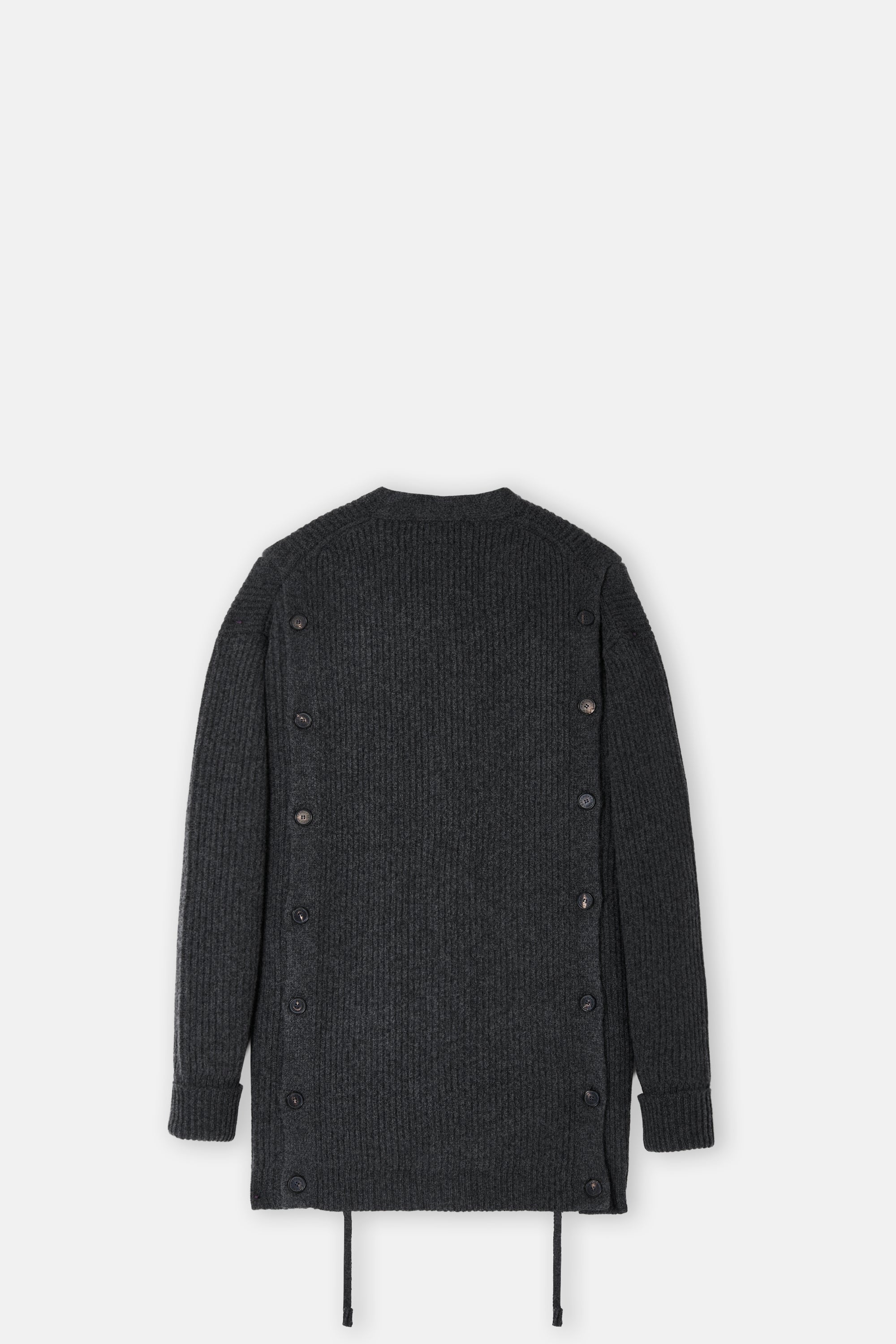 Gray Button Cardigan