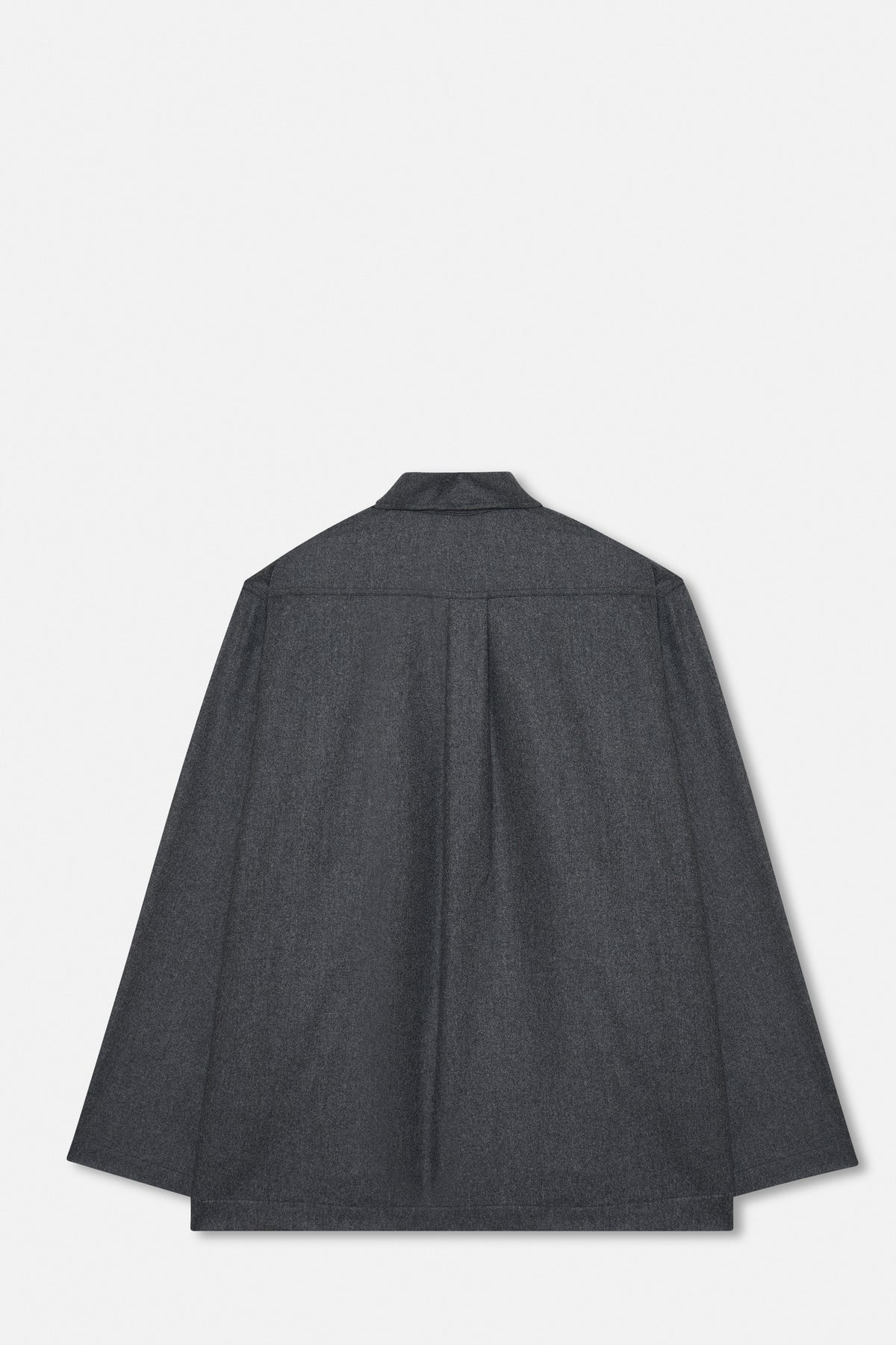 Graphite Melange Jacket Style Shirt