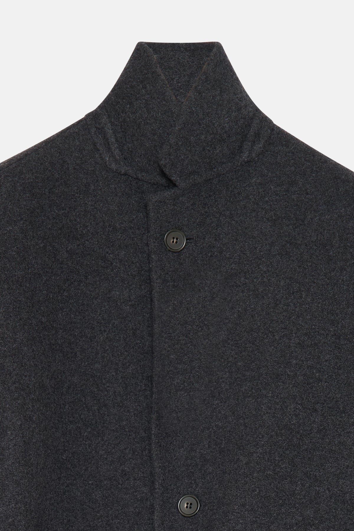 Carbon Melange Long Jacket