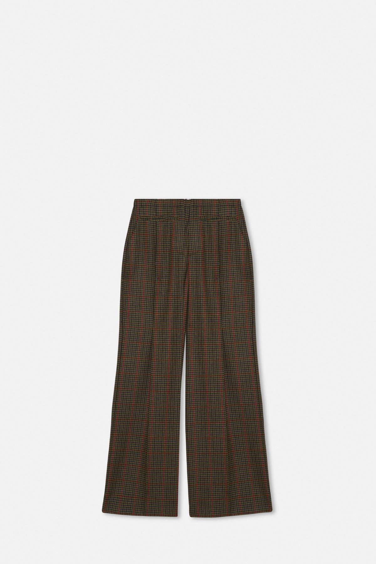 Military Check Bogart Without Belt Pants