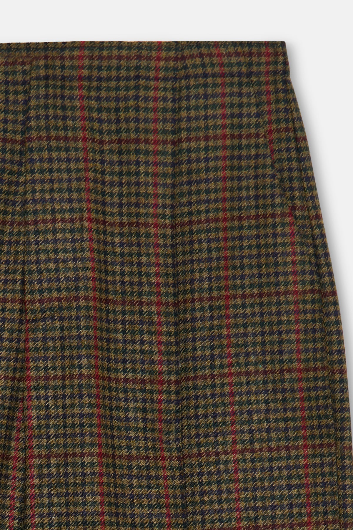 Military Check Bogart Without Belt Pants