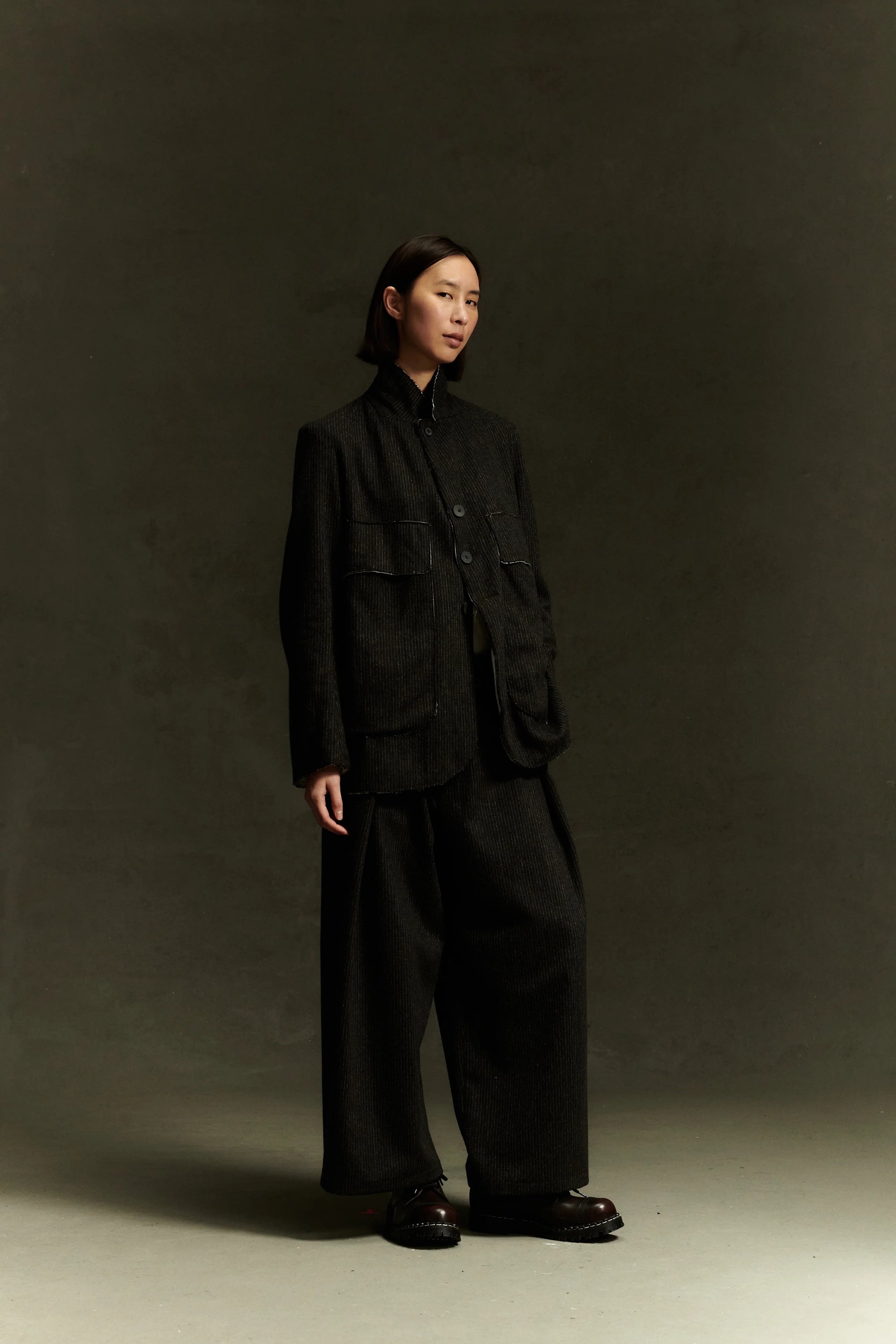 Stanhope Jacket Cacao Pinstripe