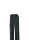 Wool Belted Trousers