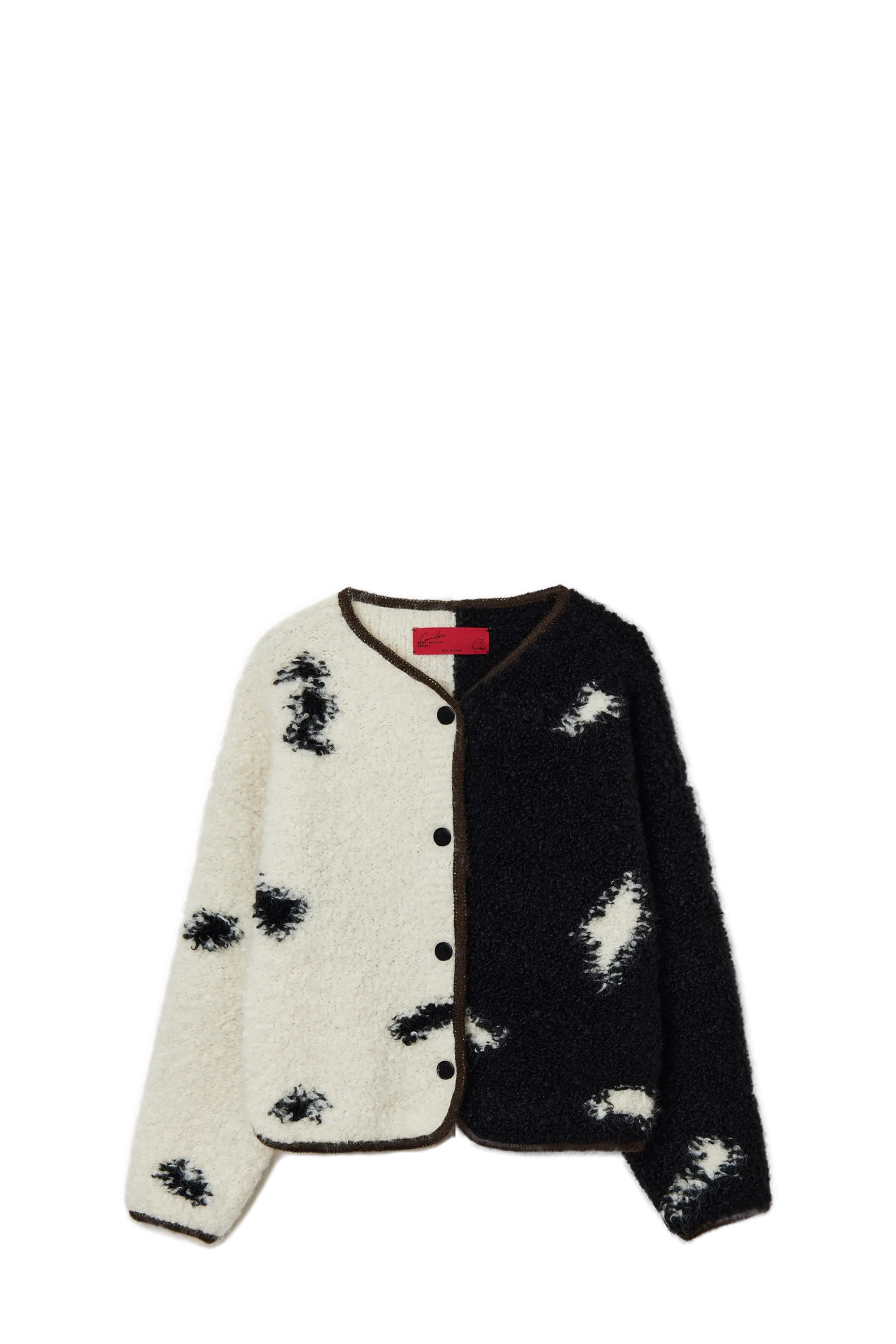 Wool & Mohair Blotch Cardigan