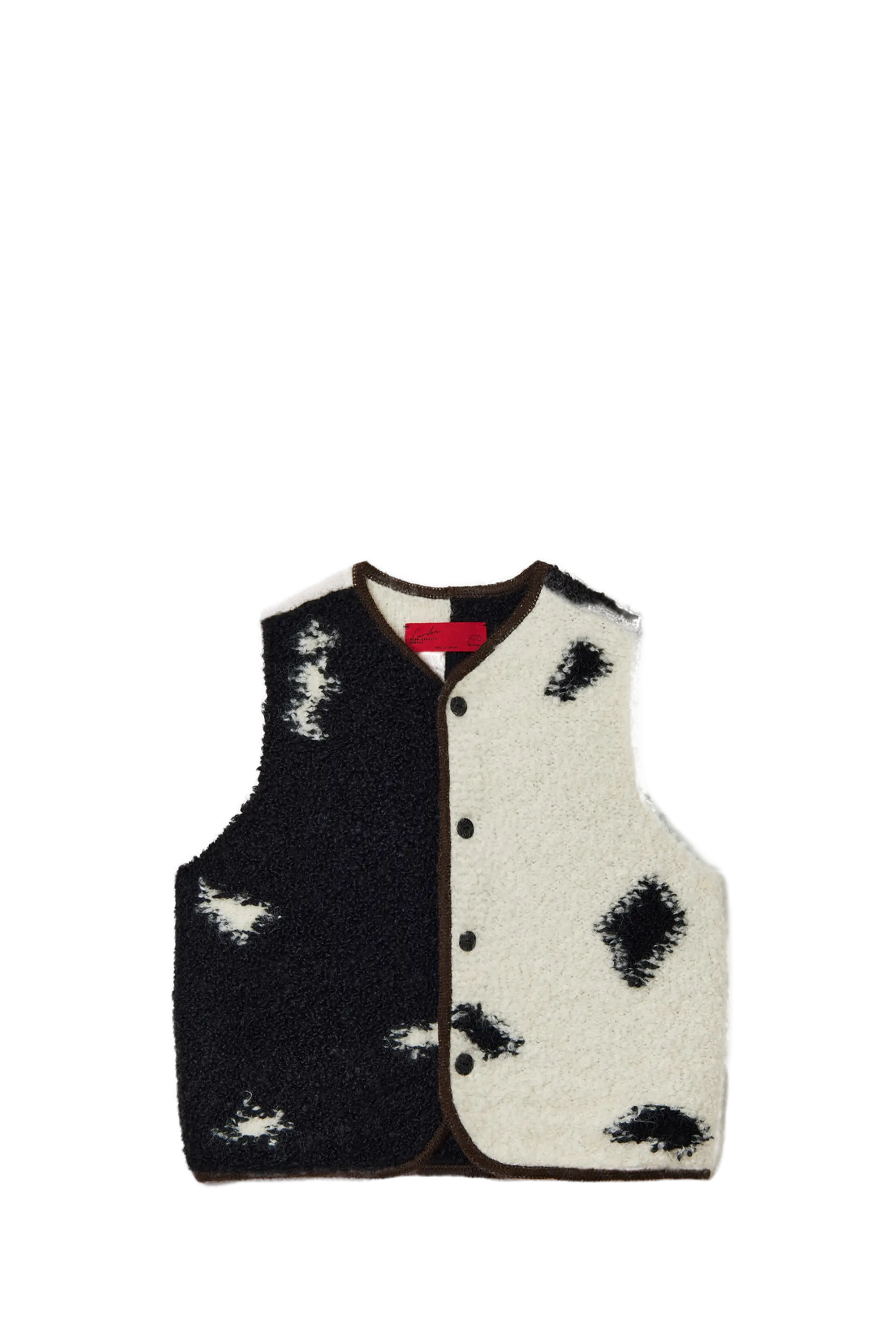 Wool & Mohair Blotch Waistcoat