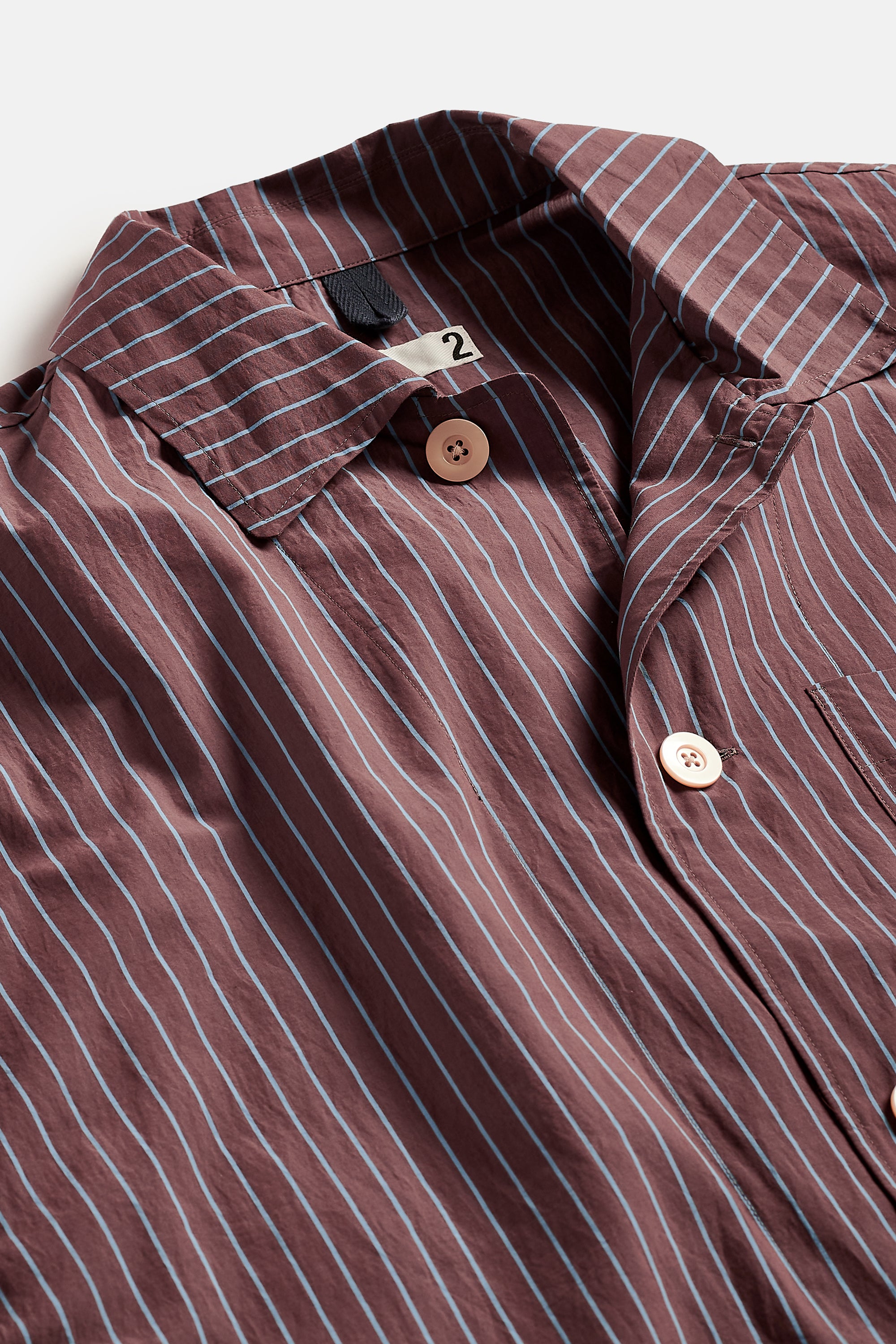 Stripe Cotton Jacket Shirt