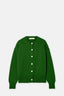 Military Green Ada Crewneck Cardigan