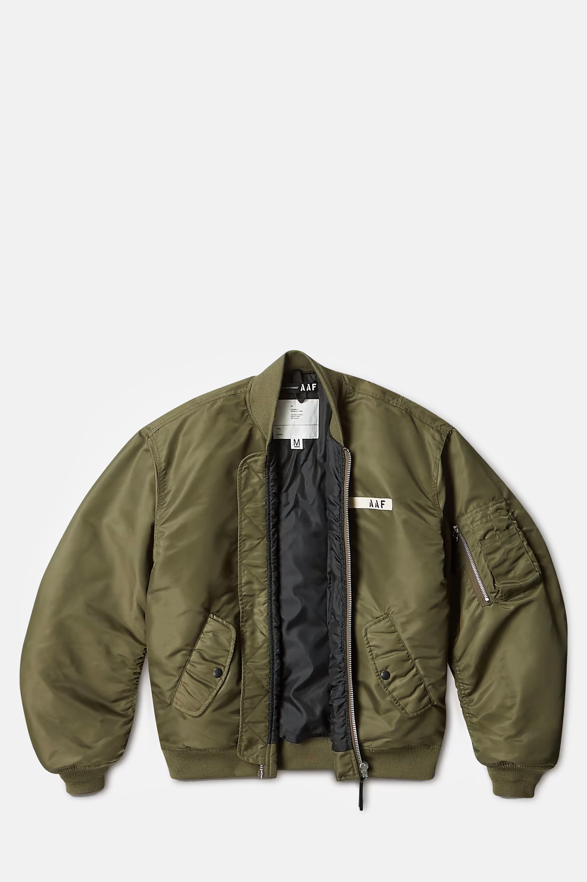 Dark Khaki Flight Bomber Jacket