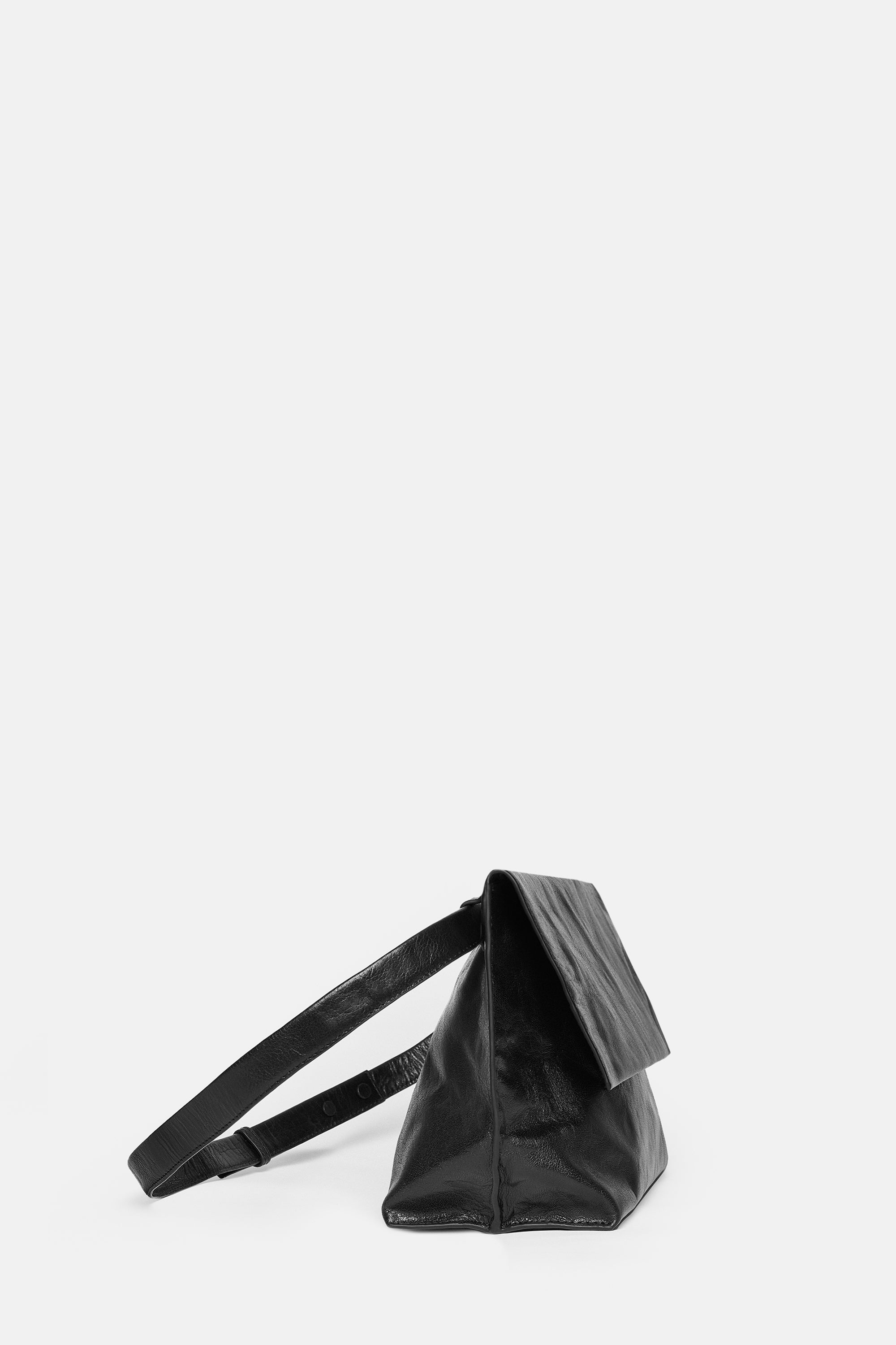 Black C Bag Tumbled