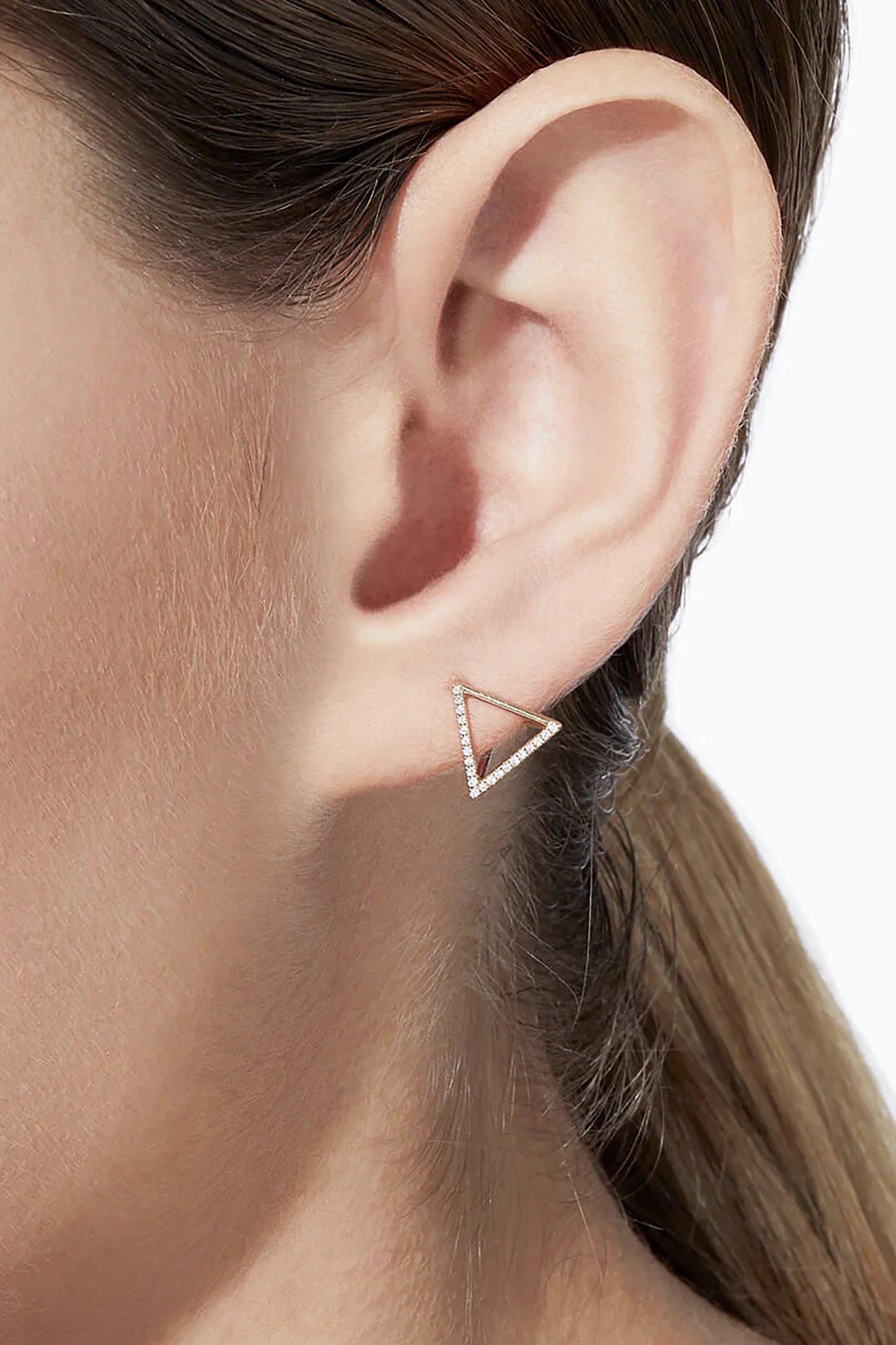 Diamond Triangle Earring 10