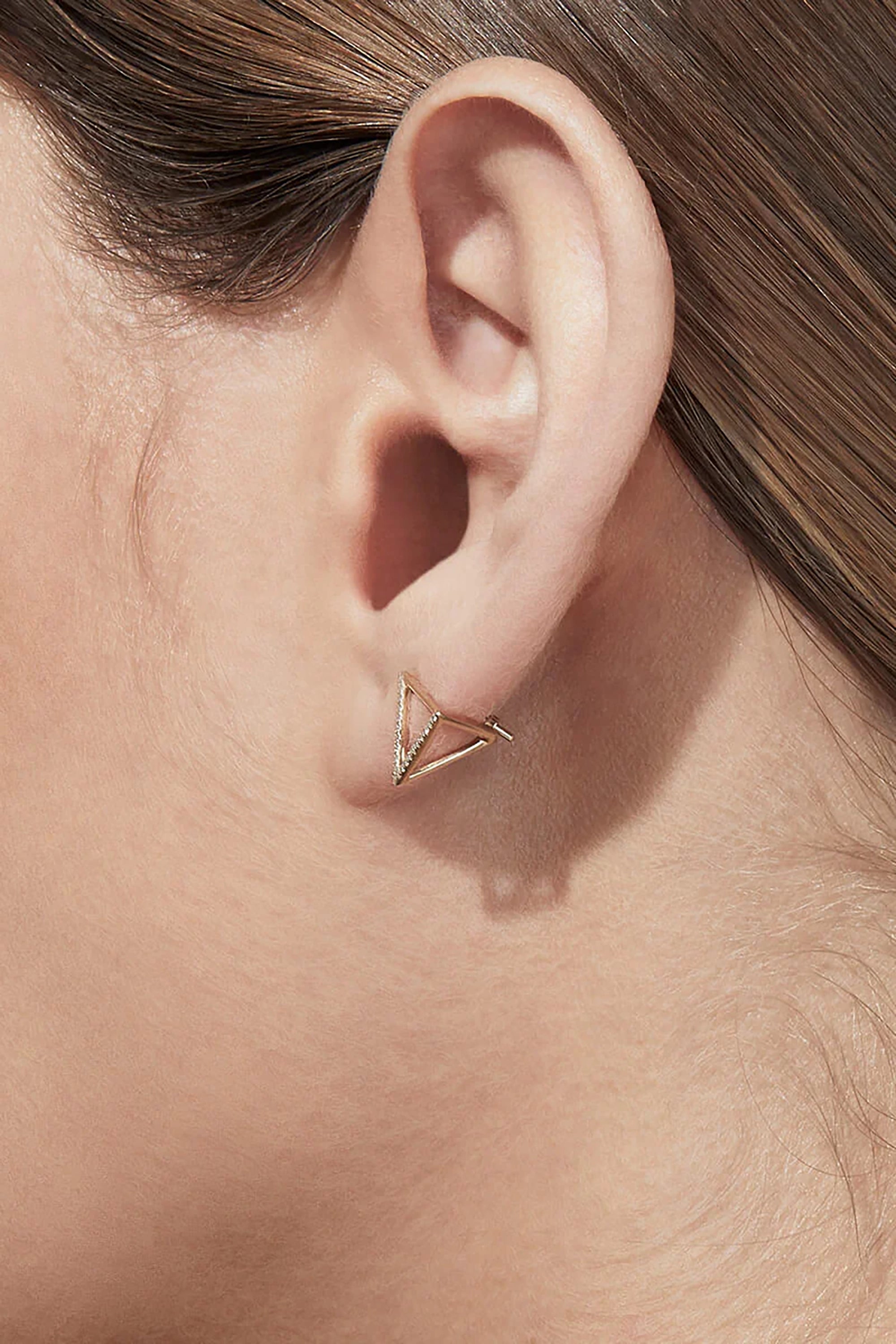Diamond Triangle Earring 10