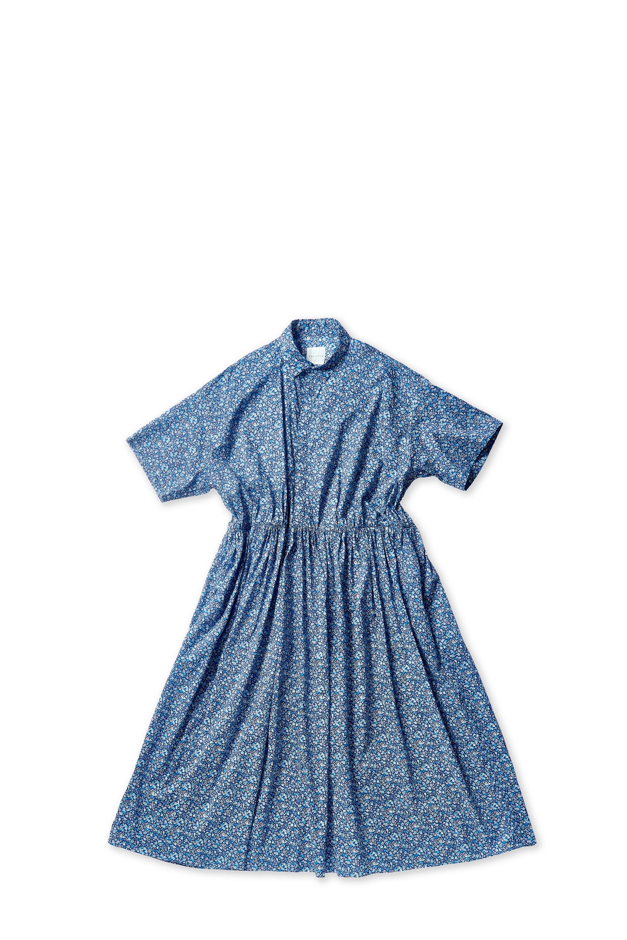 Navy Liberty Classic Gathered Dress