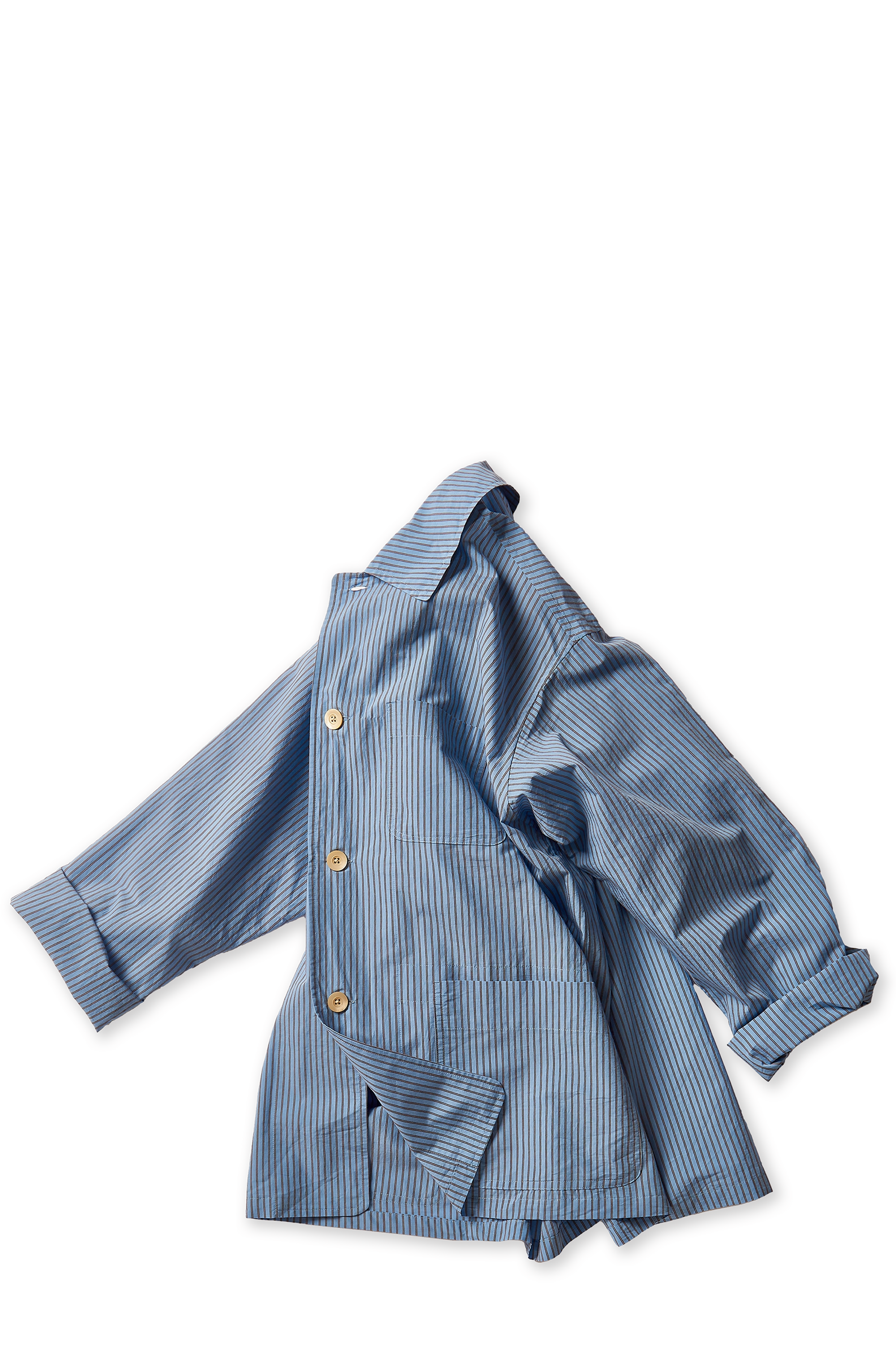 Stripe Cotton Jacket Shirt