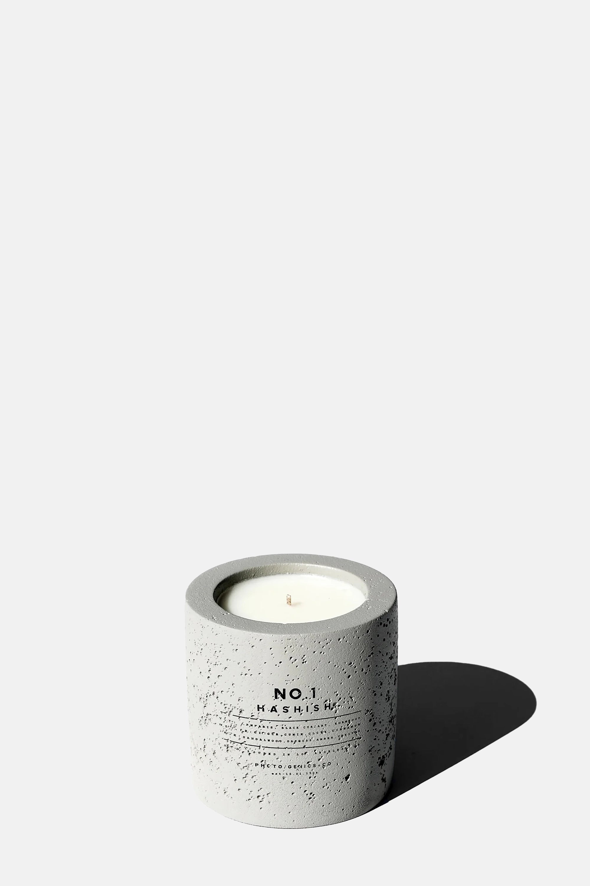 Hashish Concrete Candles