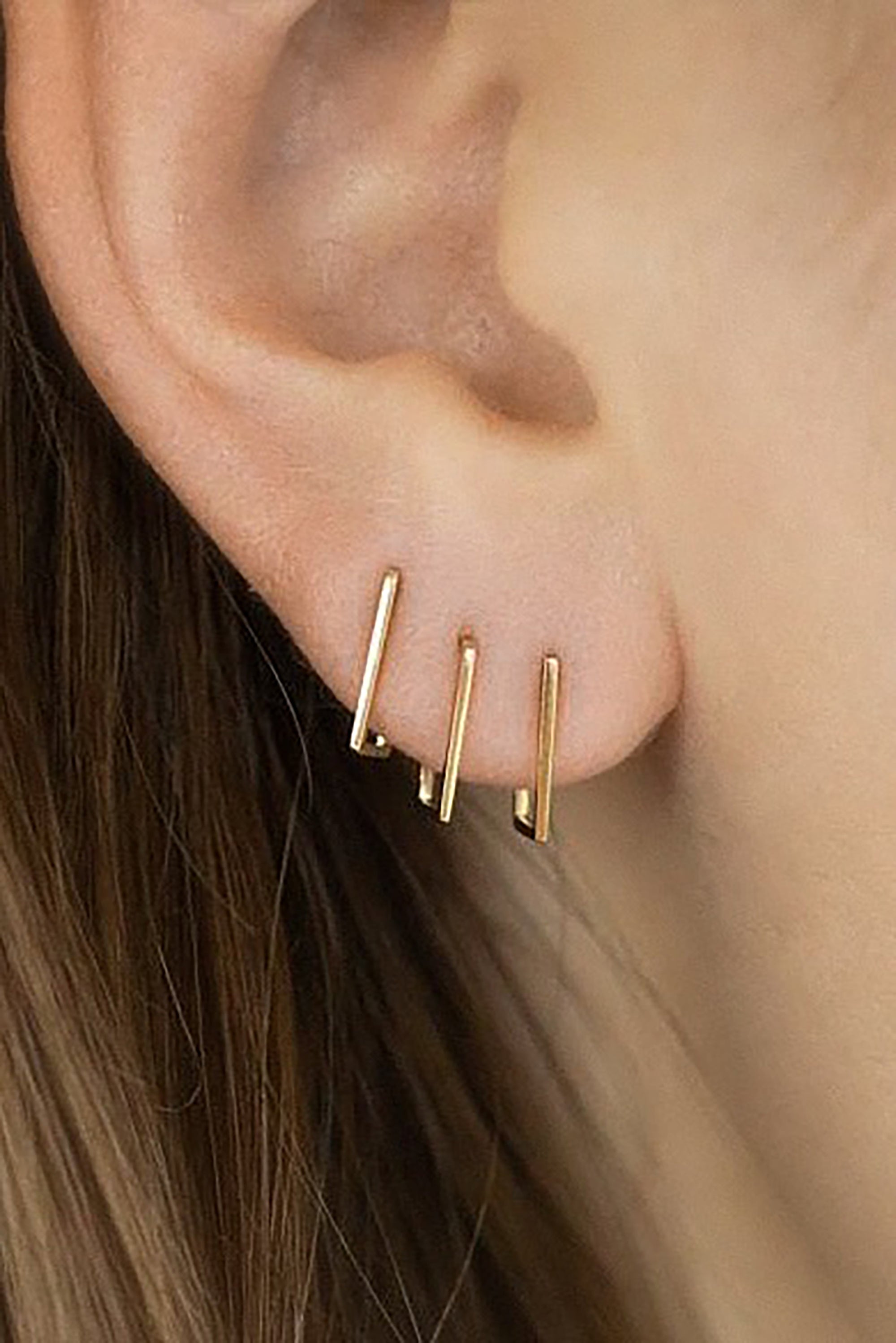 Gold Form Earring 10(02)