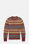 Stripe Henly Long Sleeve Pullover