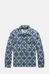Blue Multi Regiment Cotton Shirt