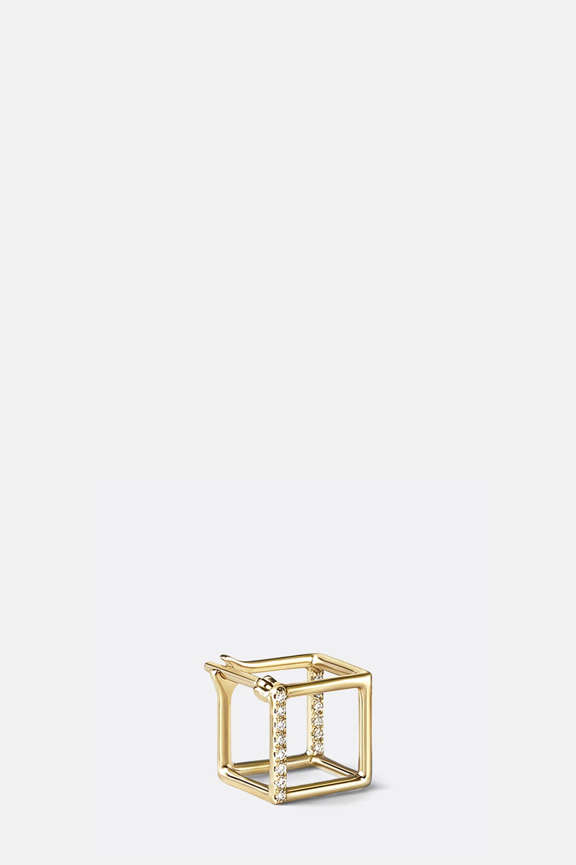 Diamond Square Earring 7