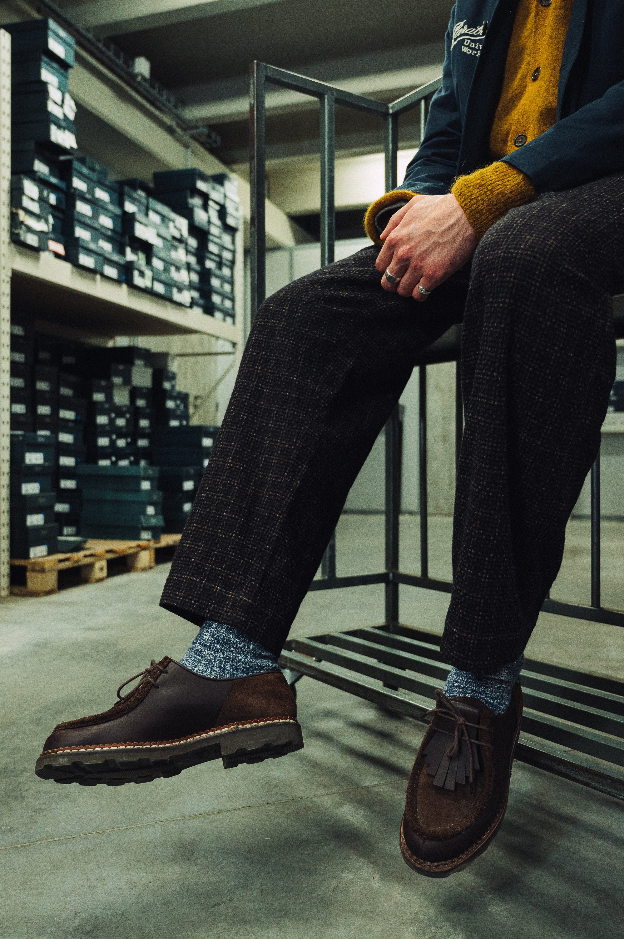 Paraboot X Universal Woorks Michael Velours Cafe | Avart