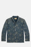 Indigo Print Woven Overshirt