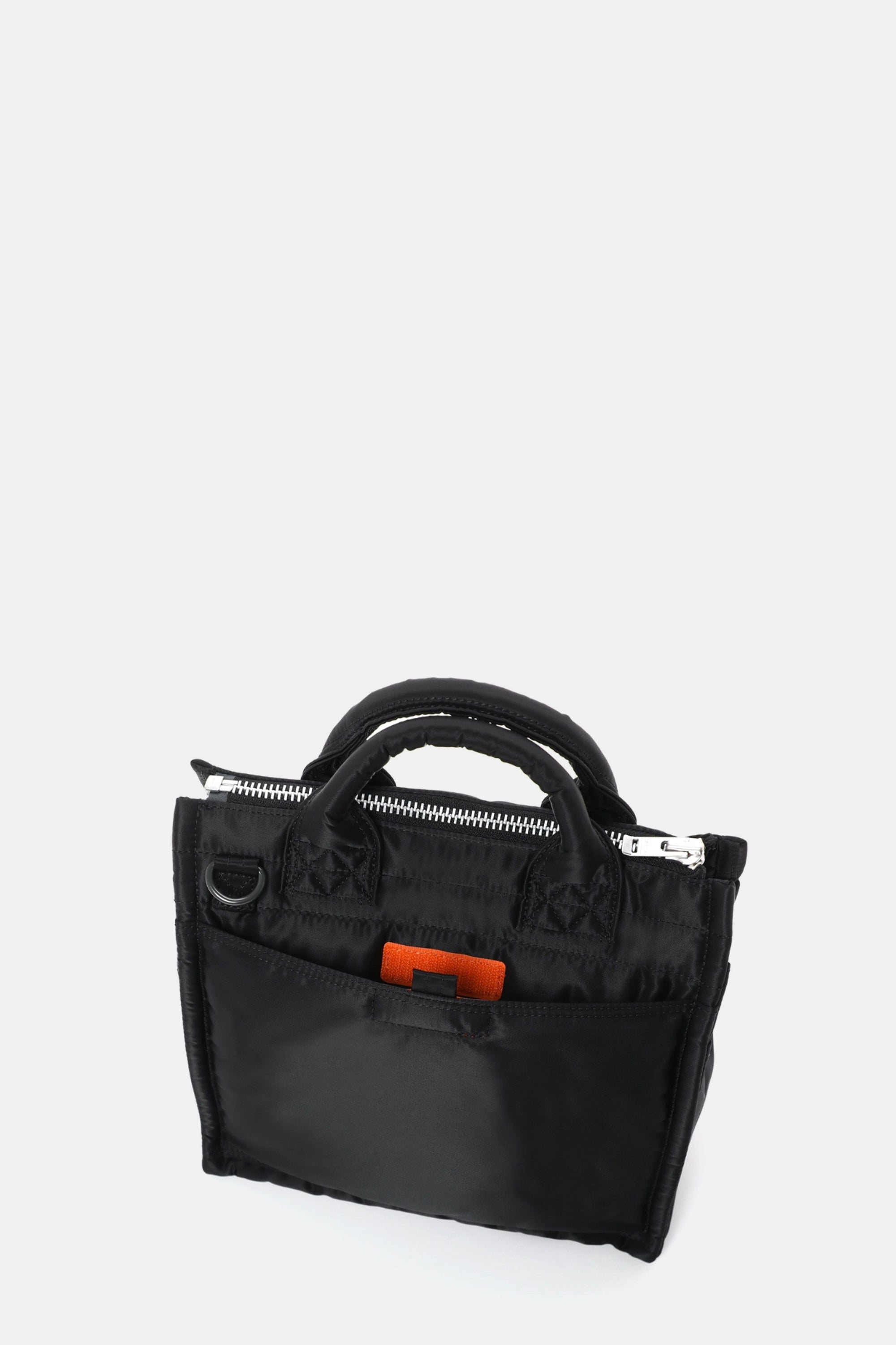 Black Tanker Square Tote Bag