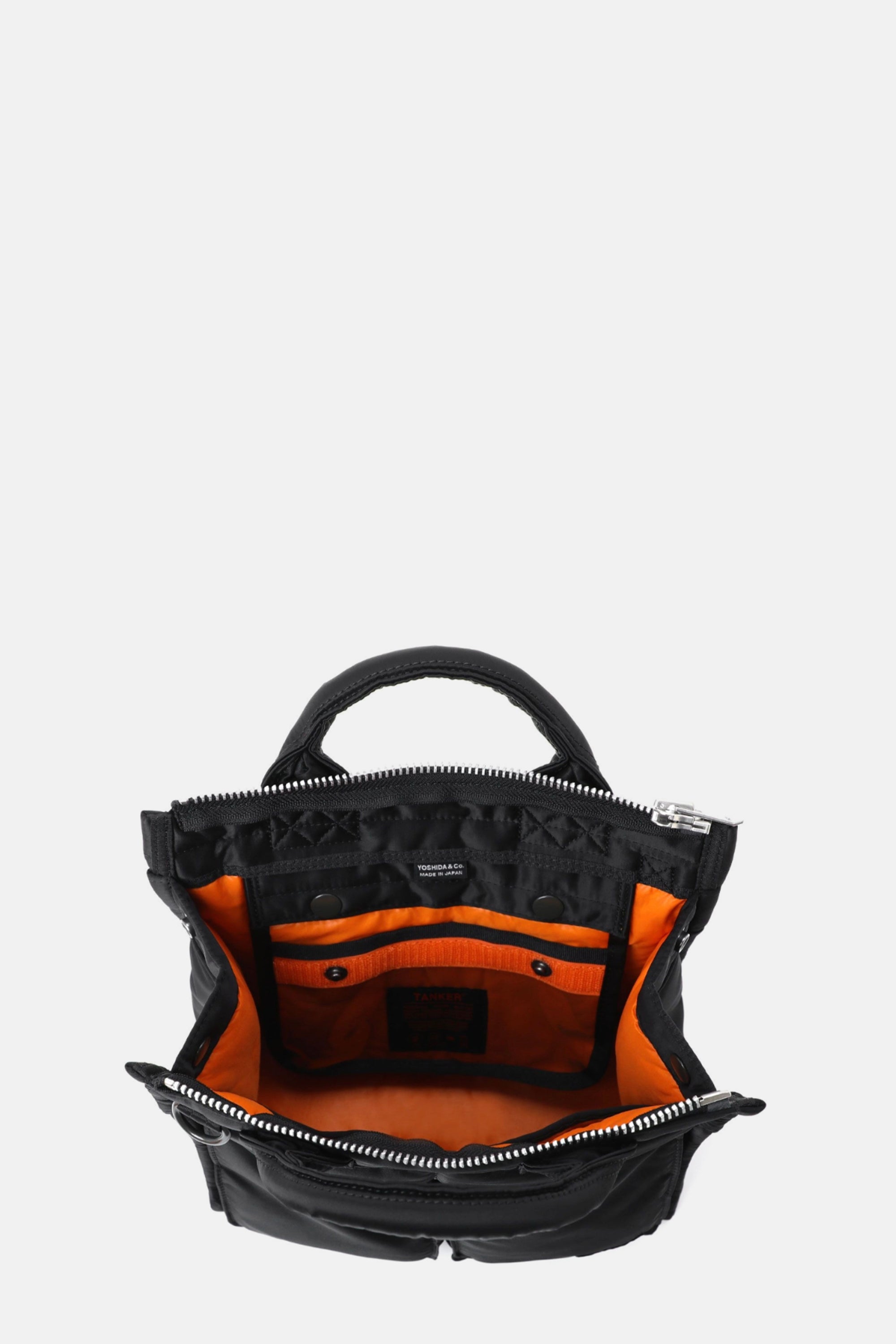 Black Tanker Square Tote Bag