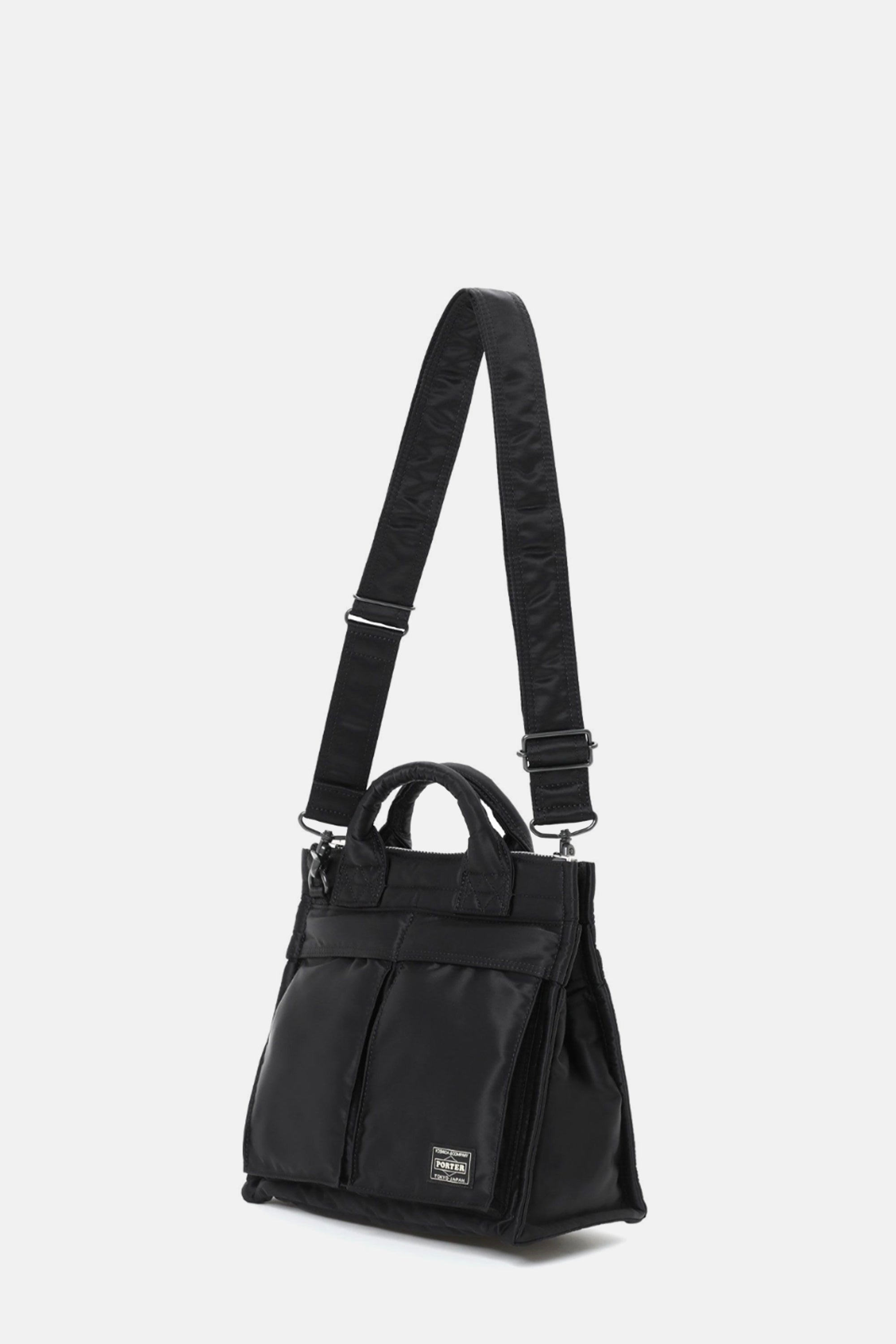 Black Tanker Square Tote Bag