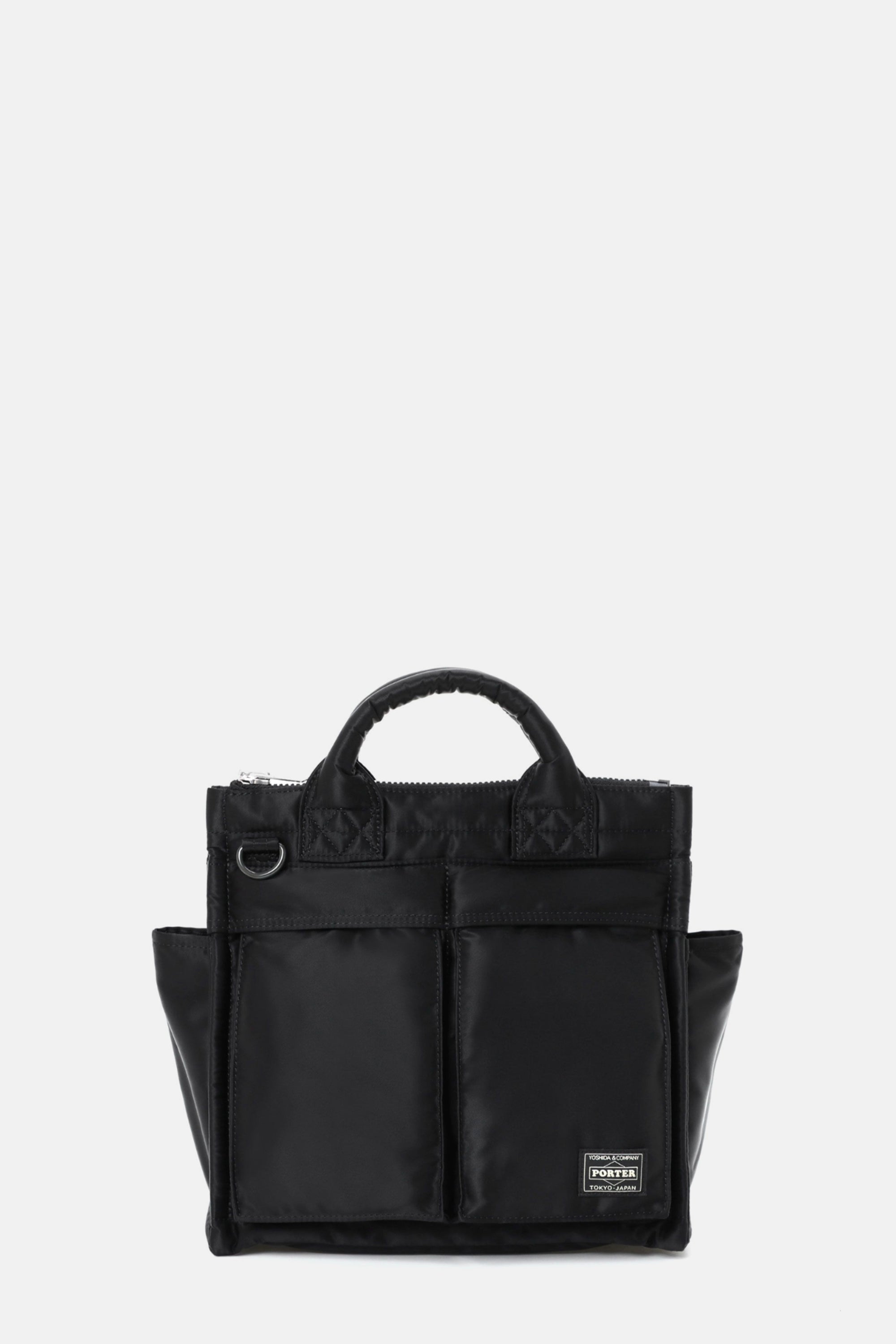 Black Tanker Square Tote Bag