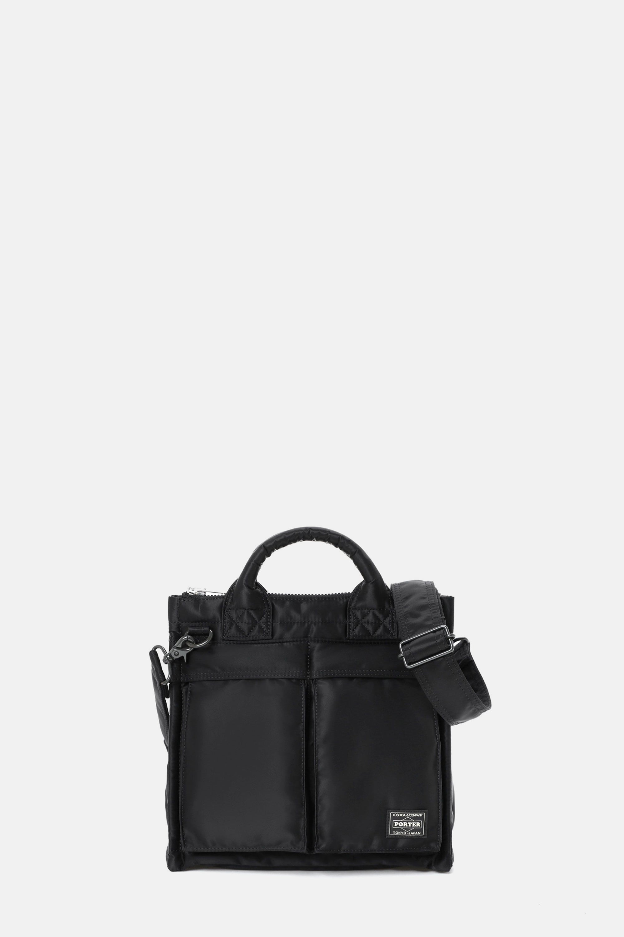 Black Tanker Square Tote Bag