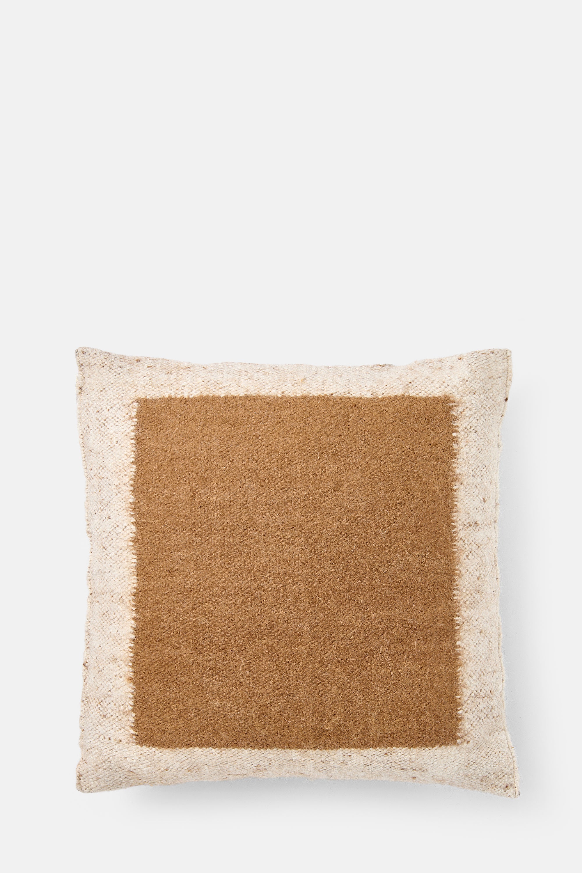 Camel White Square Pillowcase