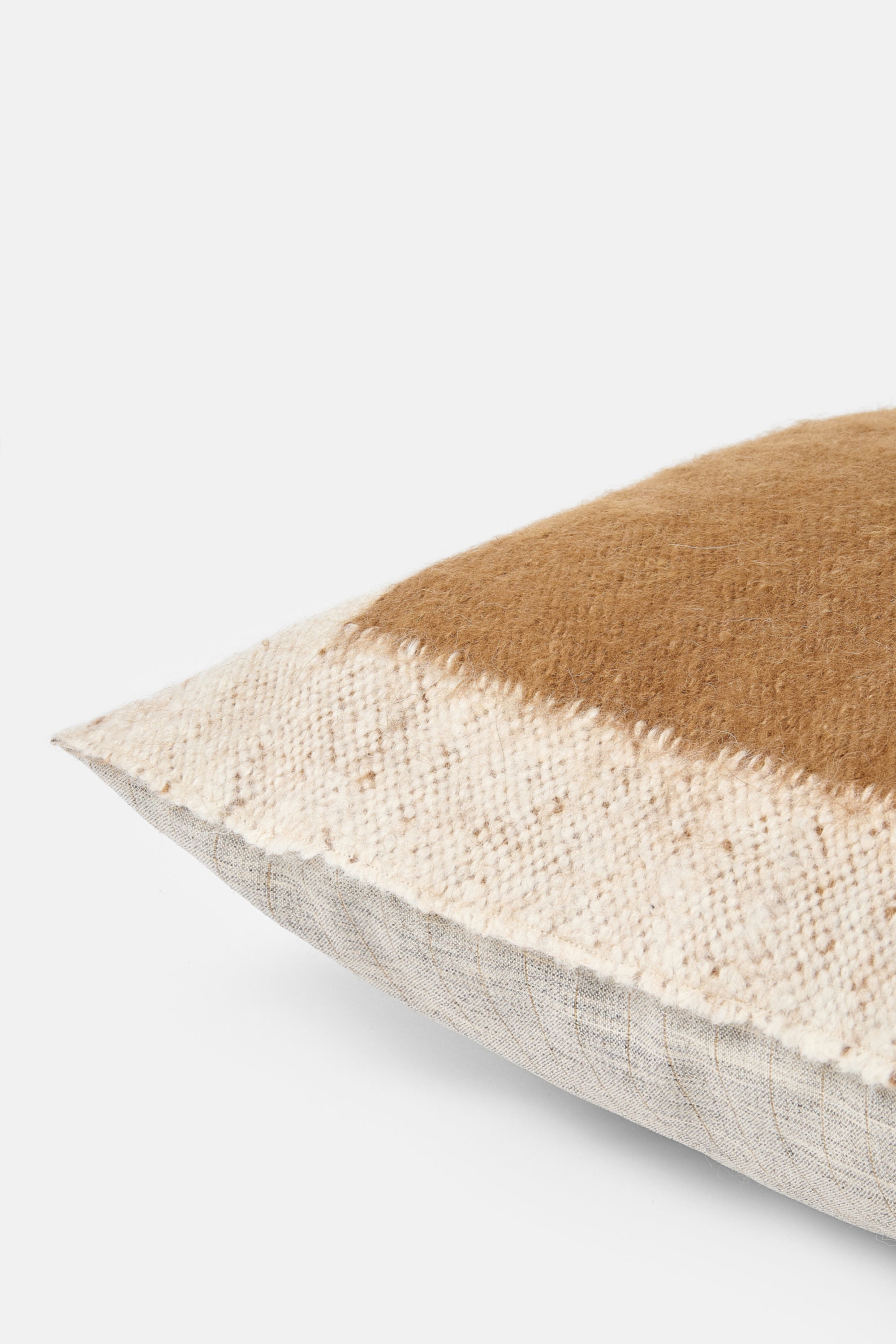 Camel White Square Pillowcase