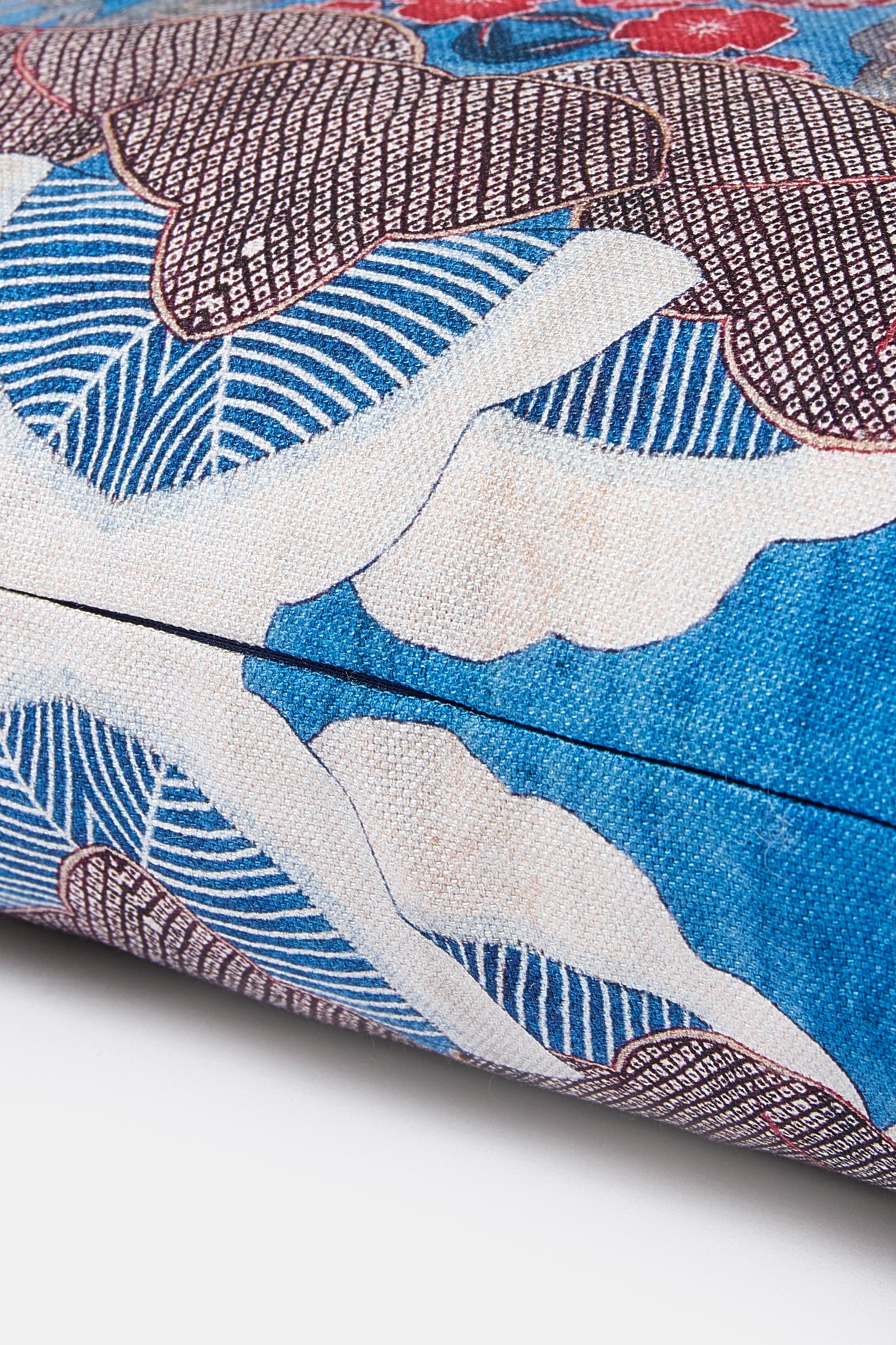 Blue Primula Cushion