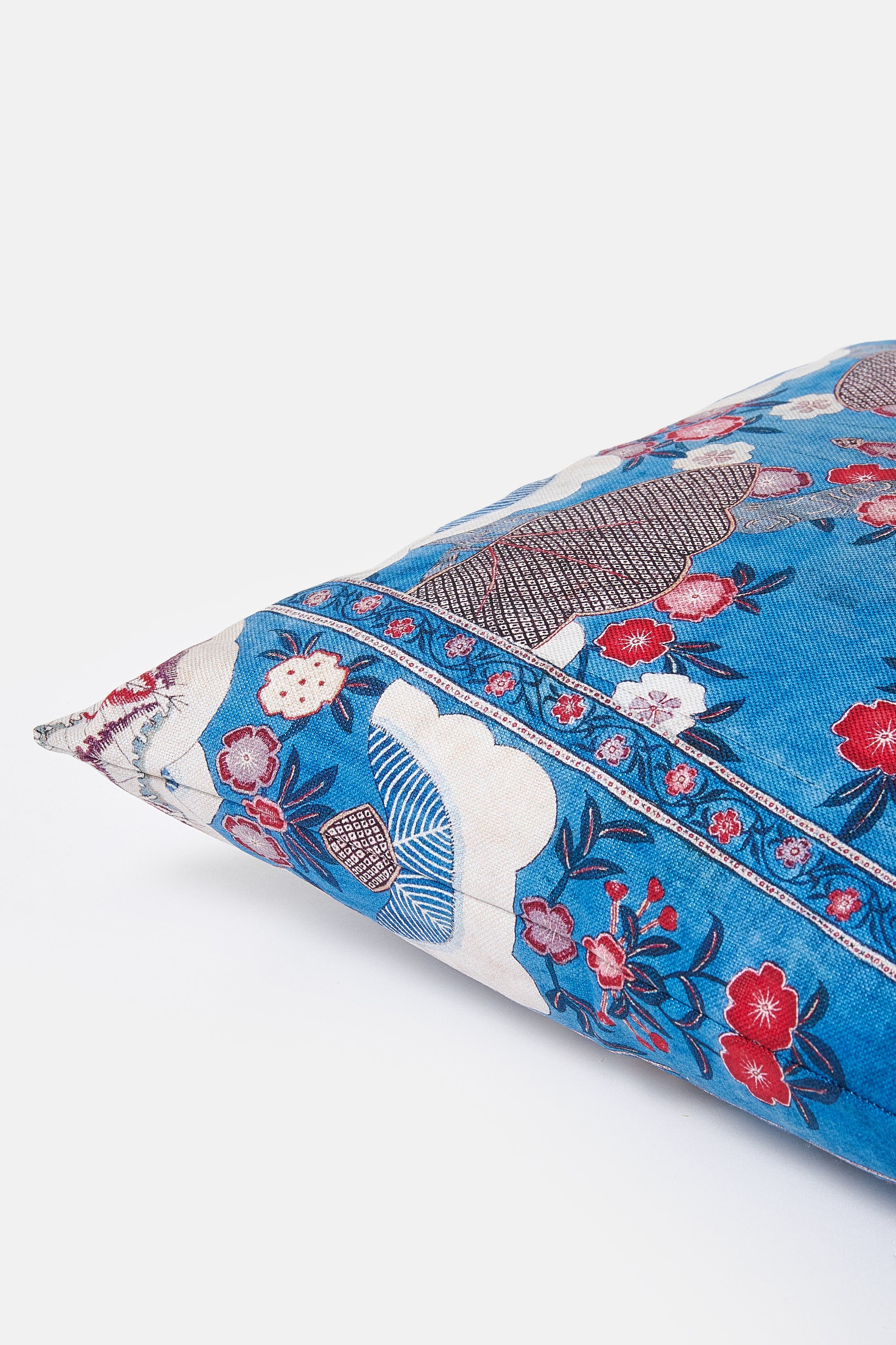 Blue Primula Cushion