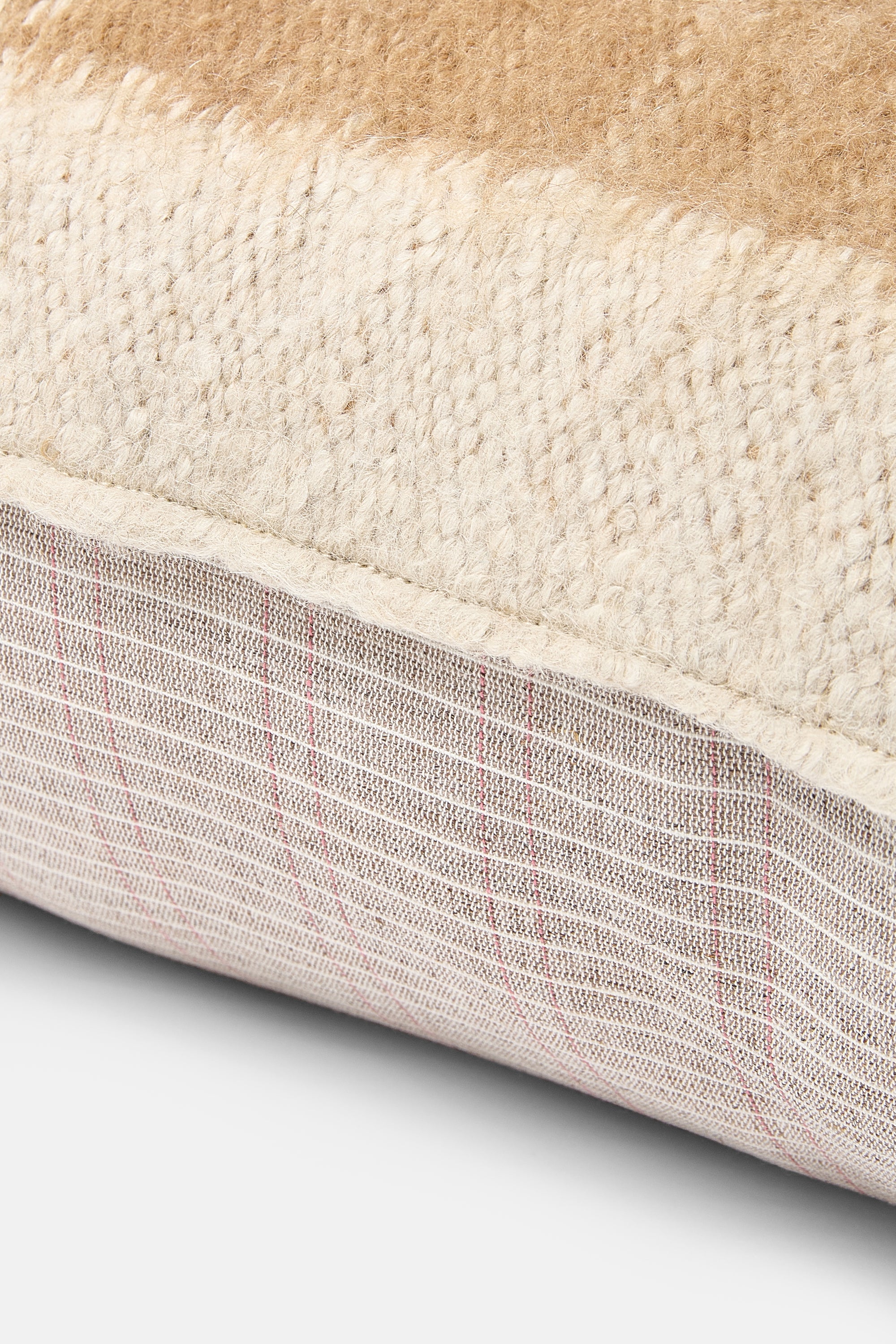 Camel White Stitched Pillowcase