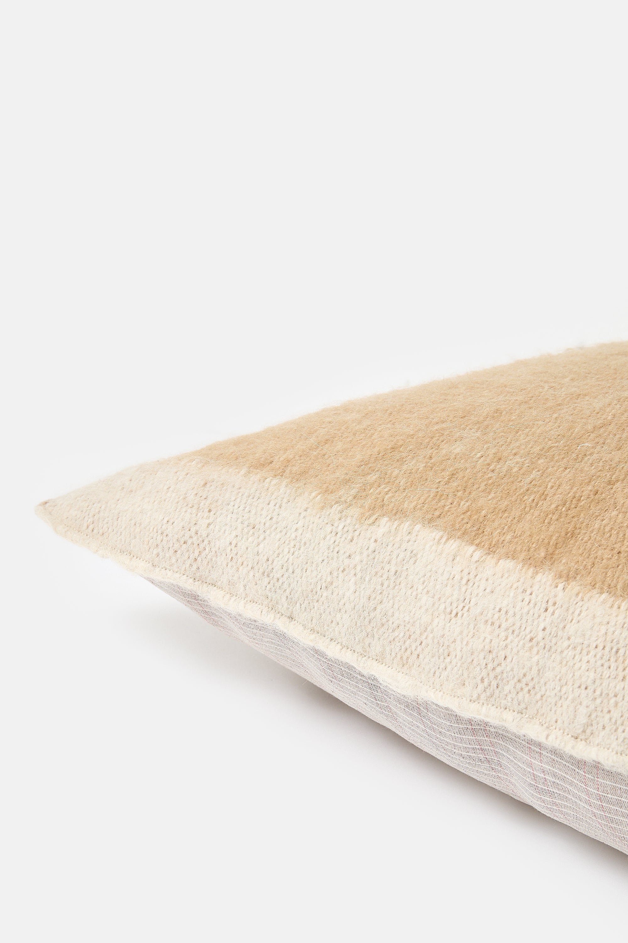 Camel White Stitched Pillowcase